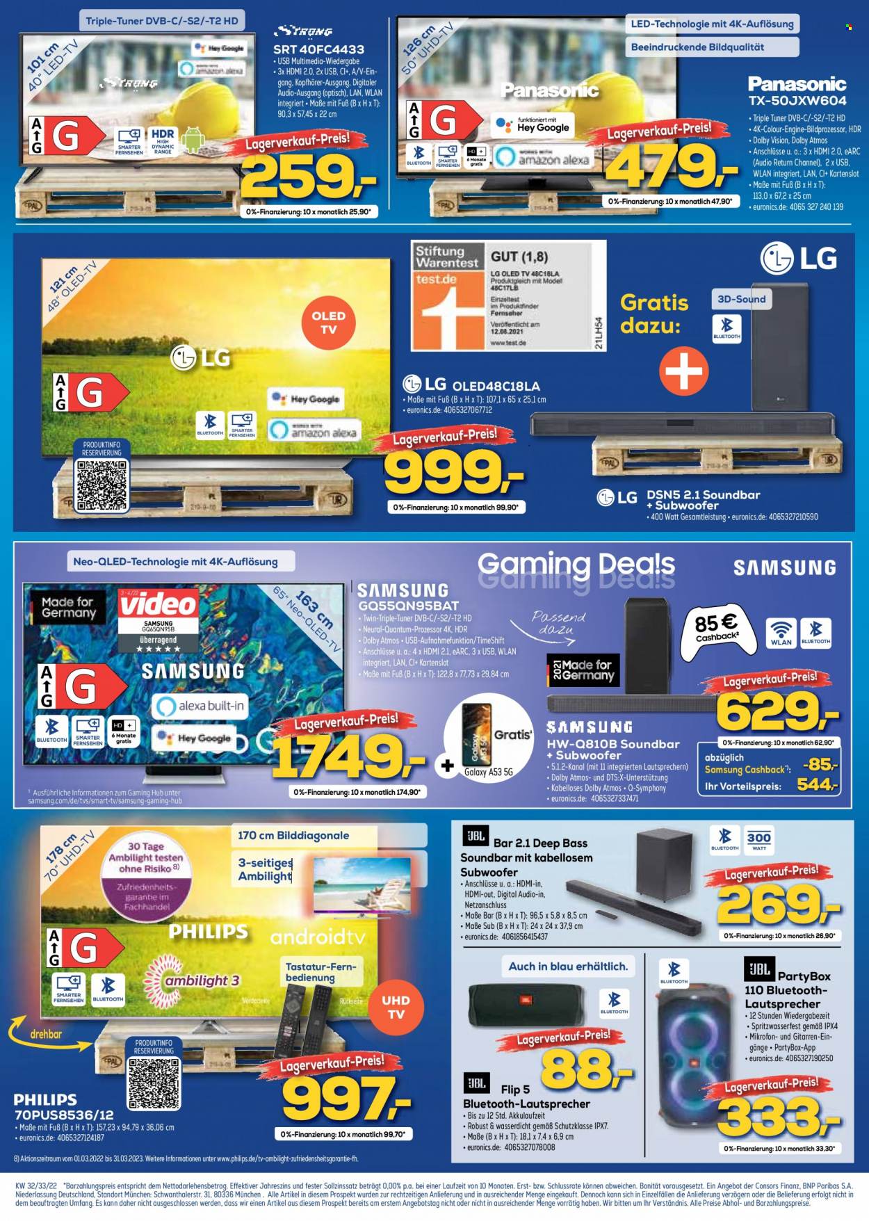 Euronics Prospekte  - 13.08.2022 - 19.08.2022. Seite 2