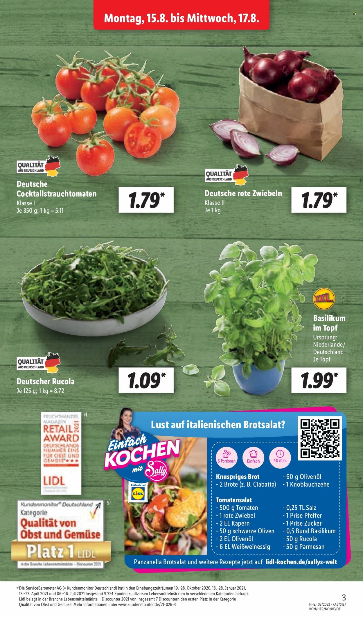 Lidl Prospekte  - 15.08.2022 - 20.08.2022. Seite 3