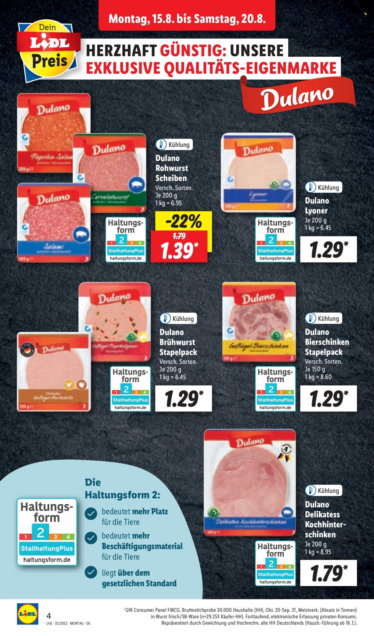 Lidl Prospekte  - 15.08.2022 - 20.08.2022. Seite 4