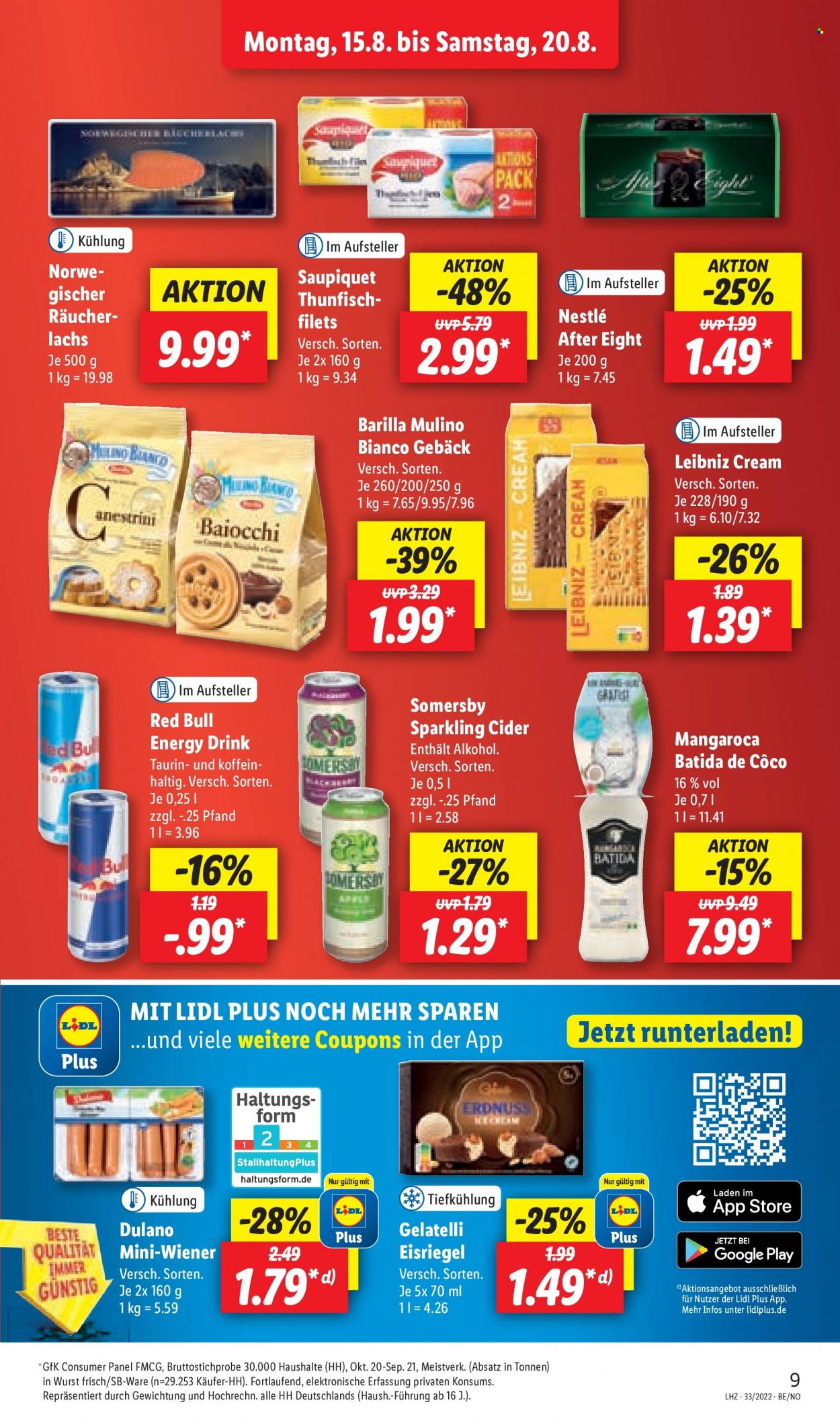 Lidl Prospekte  - 15.08.2022 - 20.08.2022. Seite 9