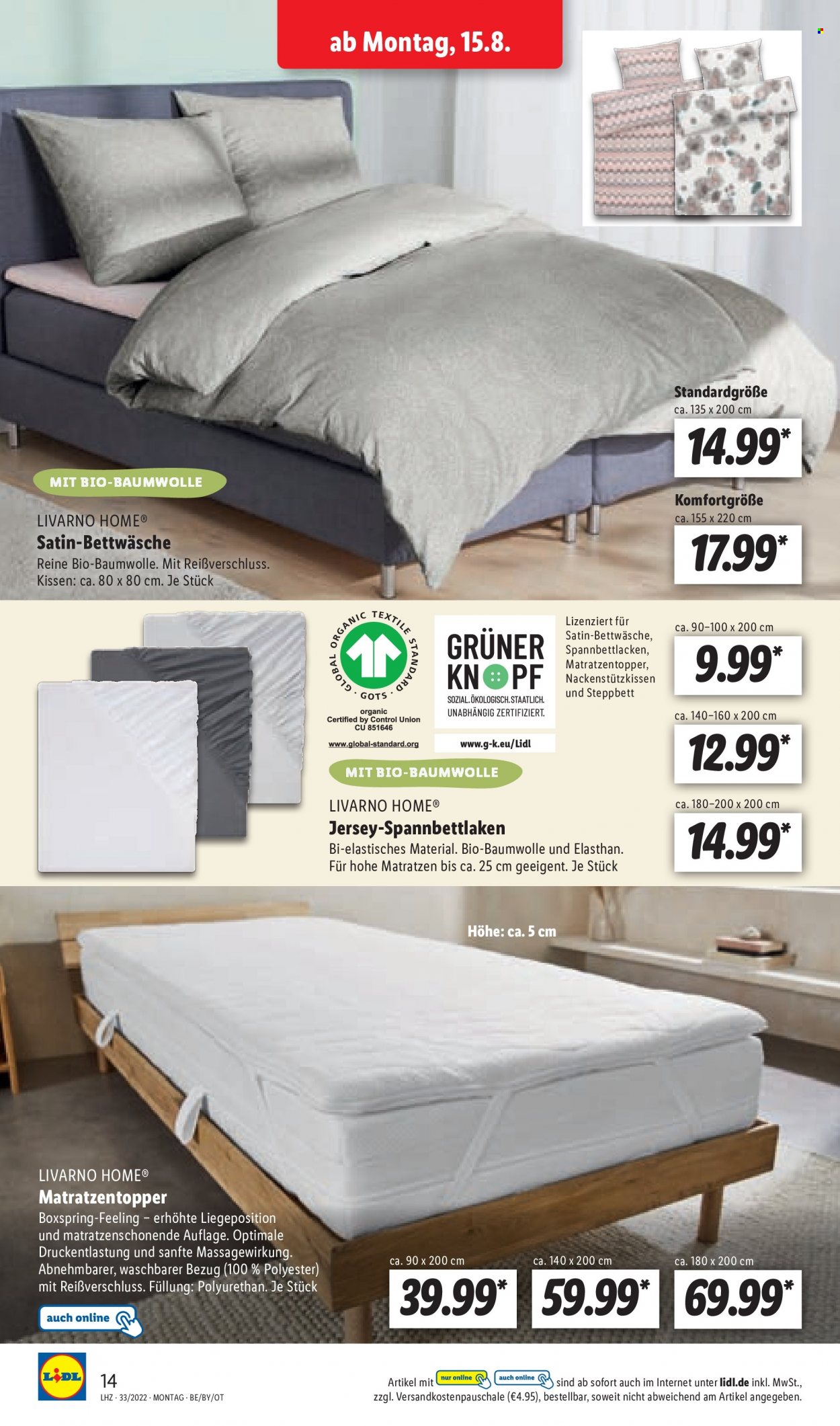 Lidl Prospekte  - 15.08.2022 - 20.08.2022. Seite 14