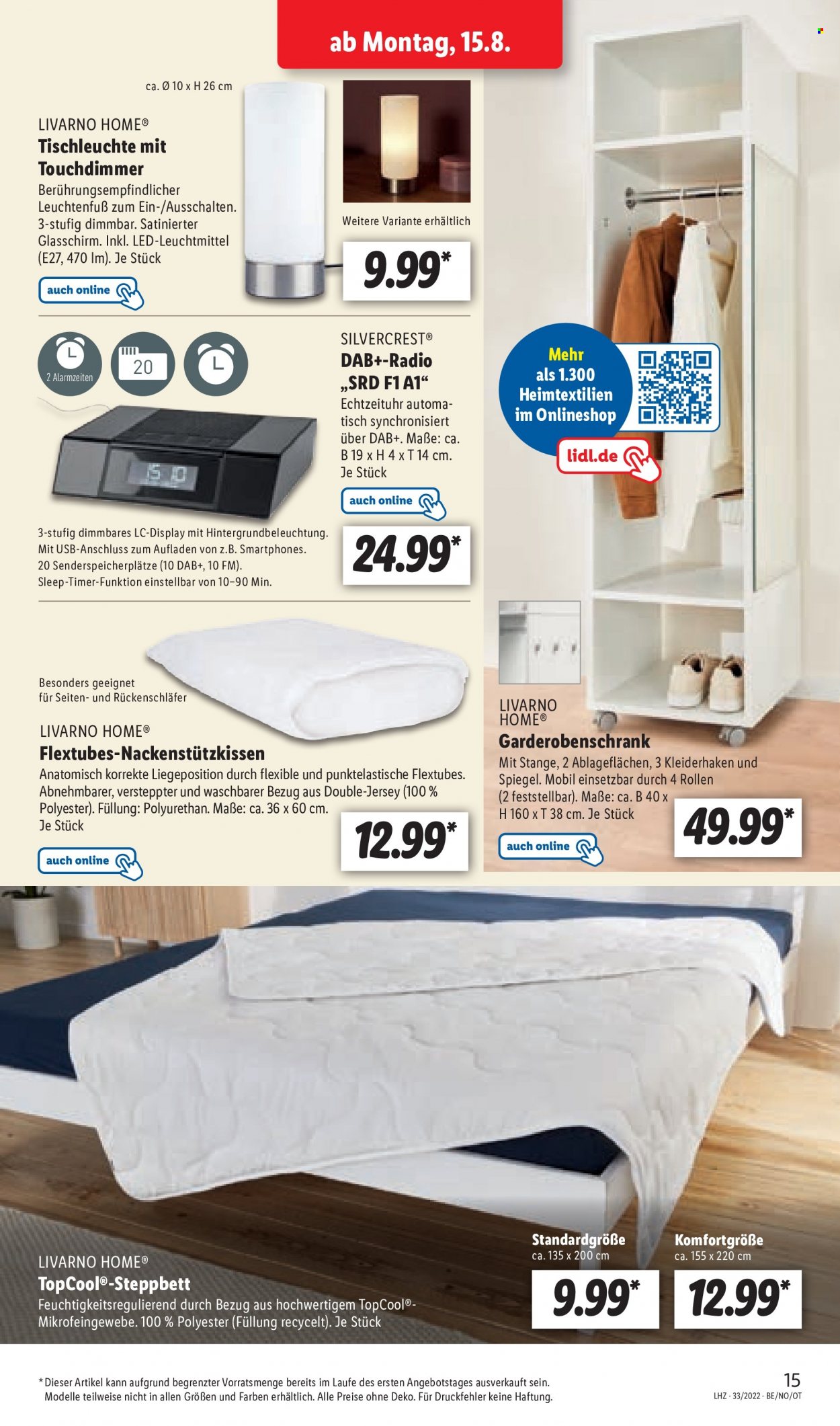 Lidl Prospekte  - 15.08.2022 - 20.08.2022. Seite 15