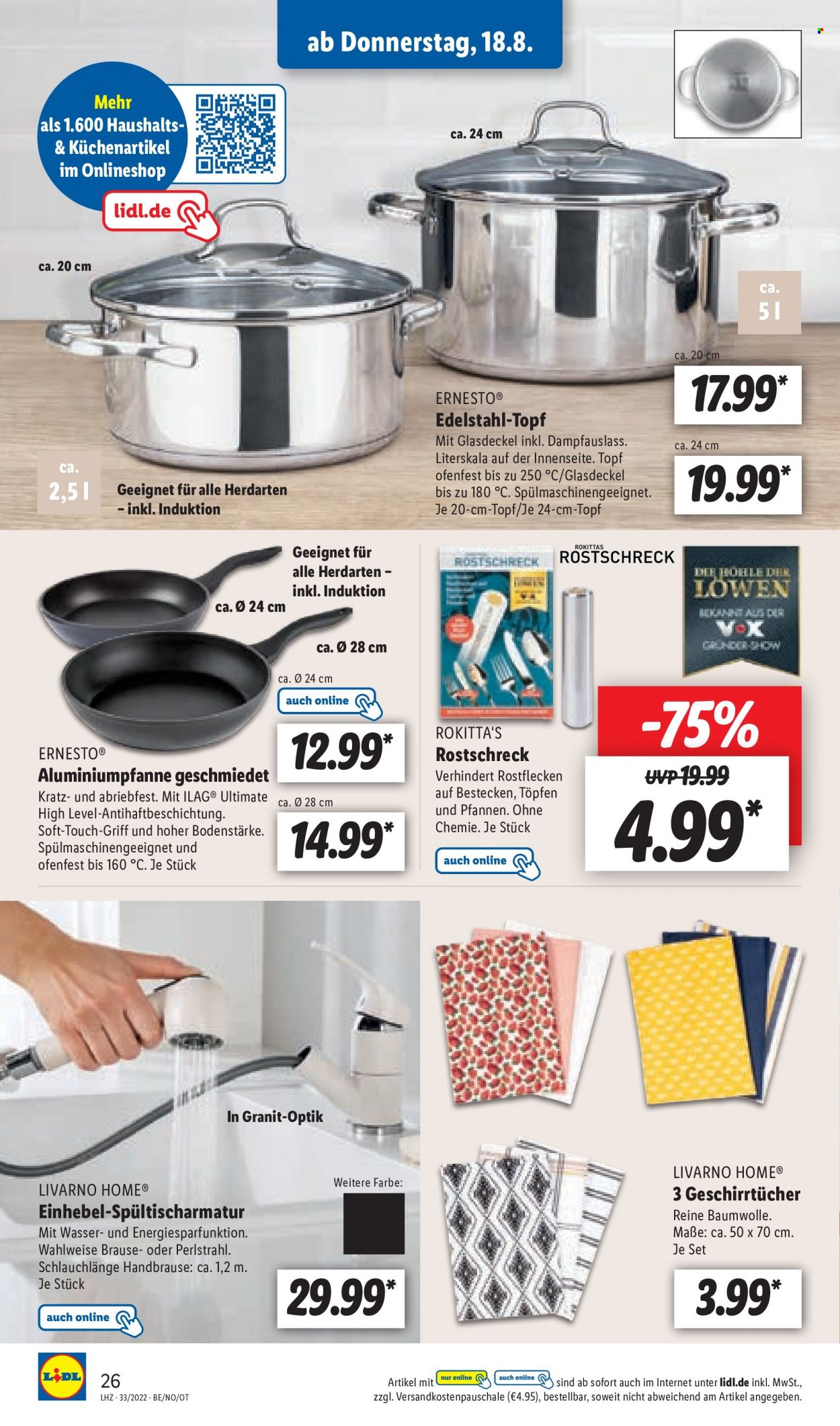 Lidl Prospekte  - 15.08.2022 - 20.08.2022. Seite 26