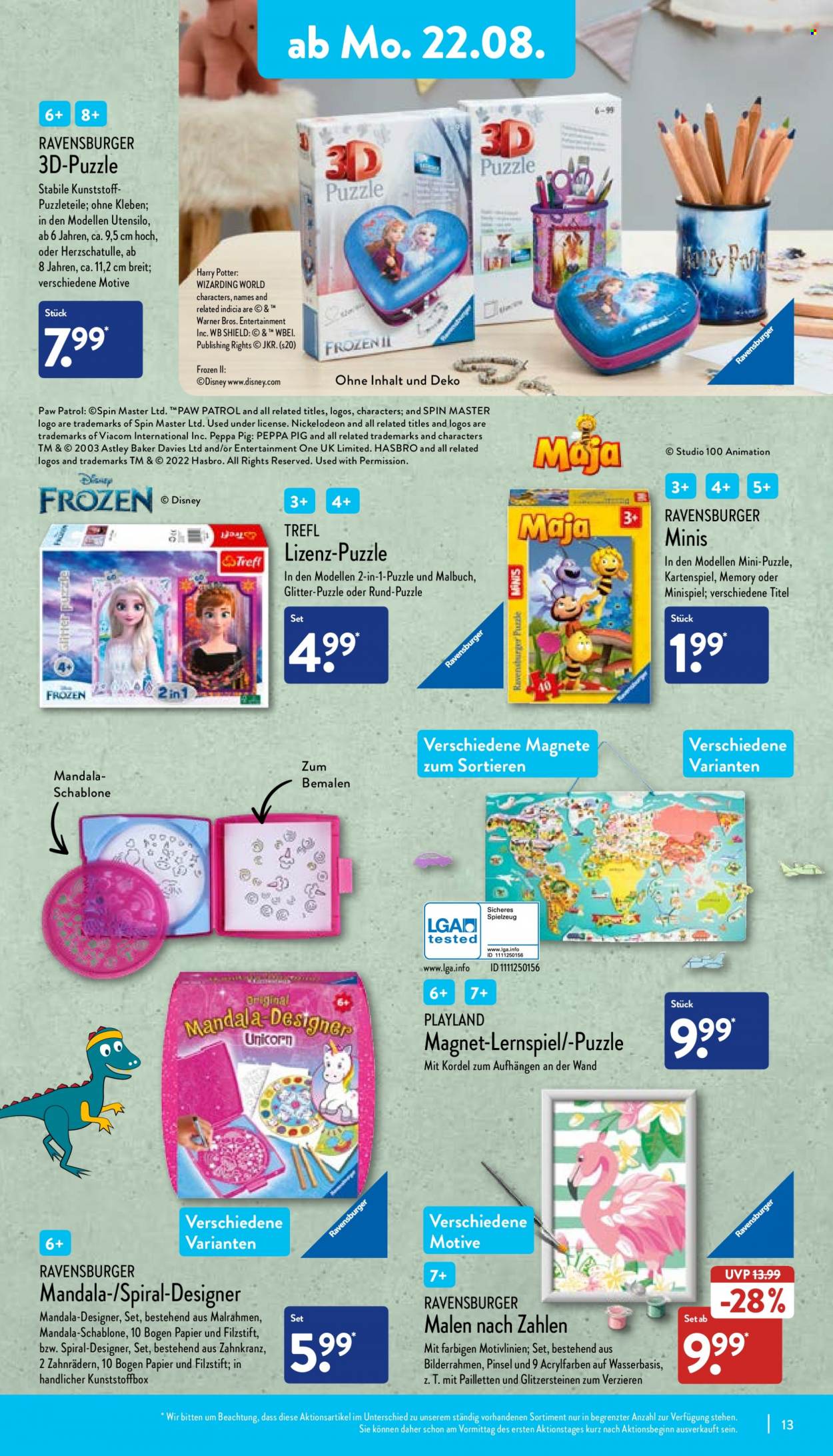 ALDI Nord Prospekte  - 22.08.2022 - 27.08.2022. Seite 13