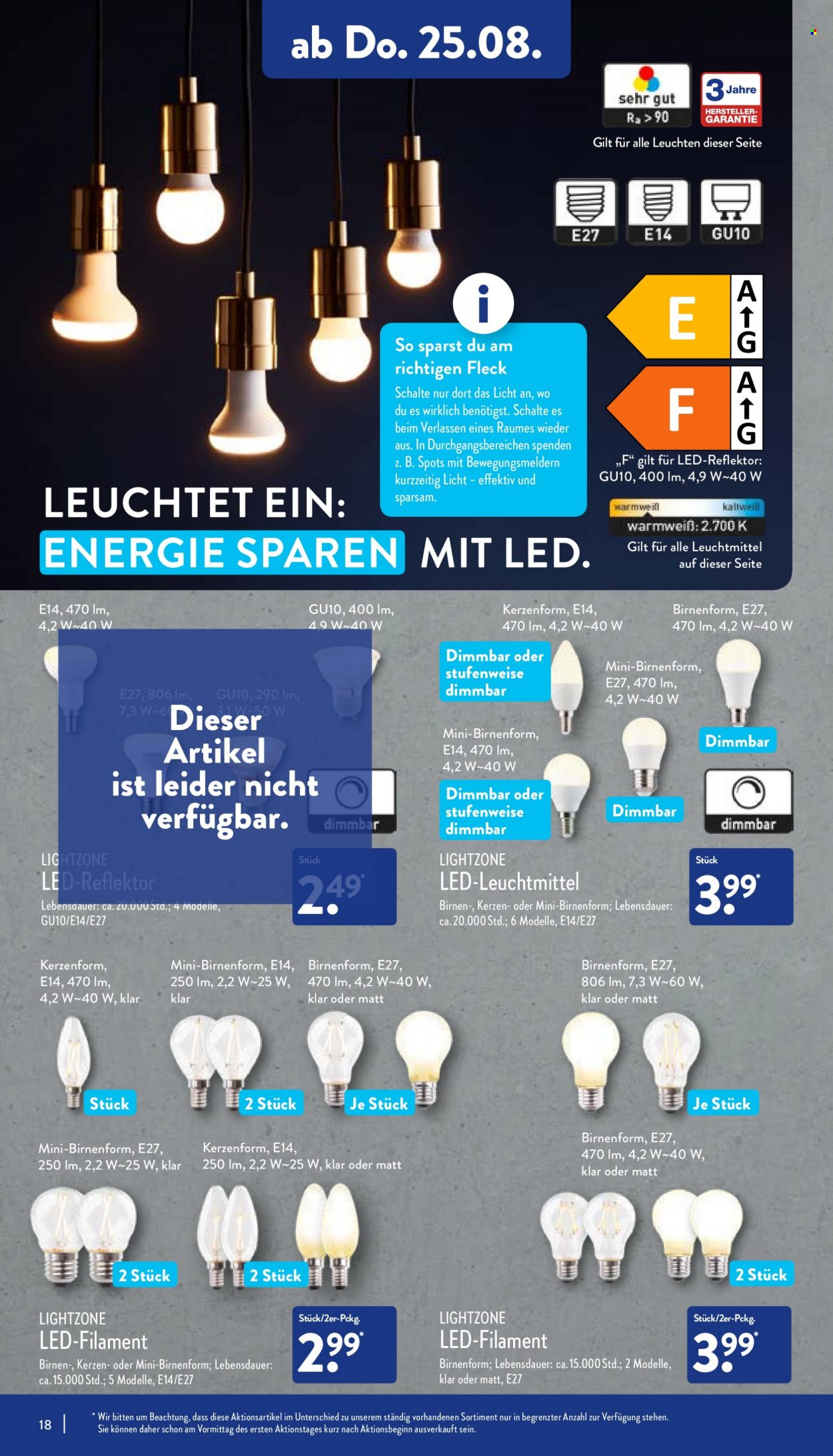 ALDI Nord Prospekte  - 22.08.2022 - 27.08.2022. Seite 18