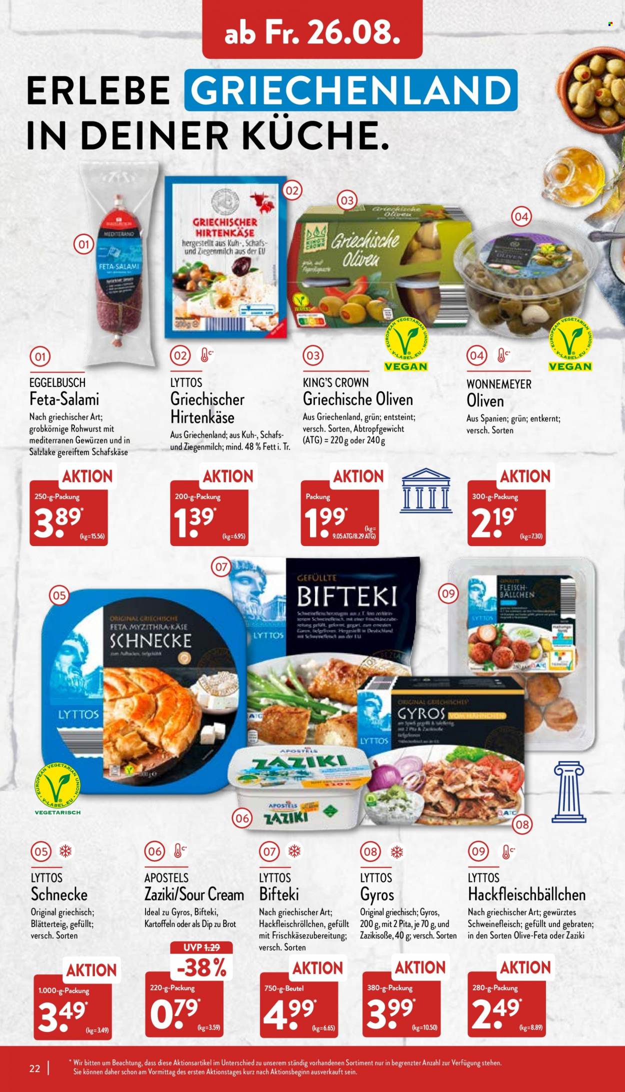 ALDI Nord Prospekte  - 22.08.2022 - 27.08.2022. Seite 22