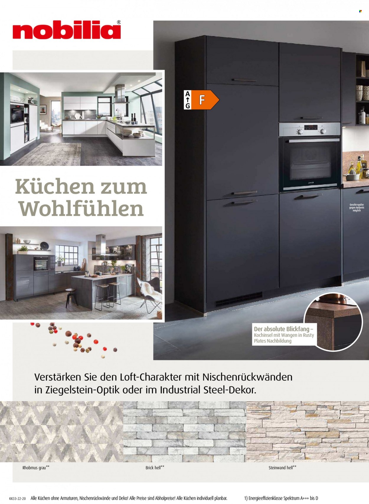 thumbnail - Prospekte Roller - 15.08.2022 - 31.12.2022 - Produkte in Aktion - Kühlschrank, Einbauherd, Küchen. Seite 20.
