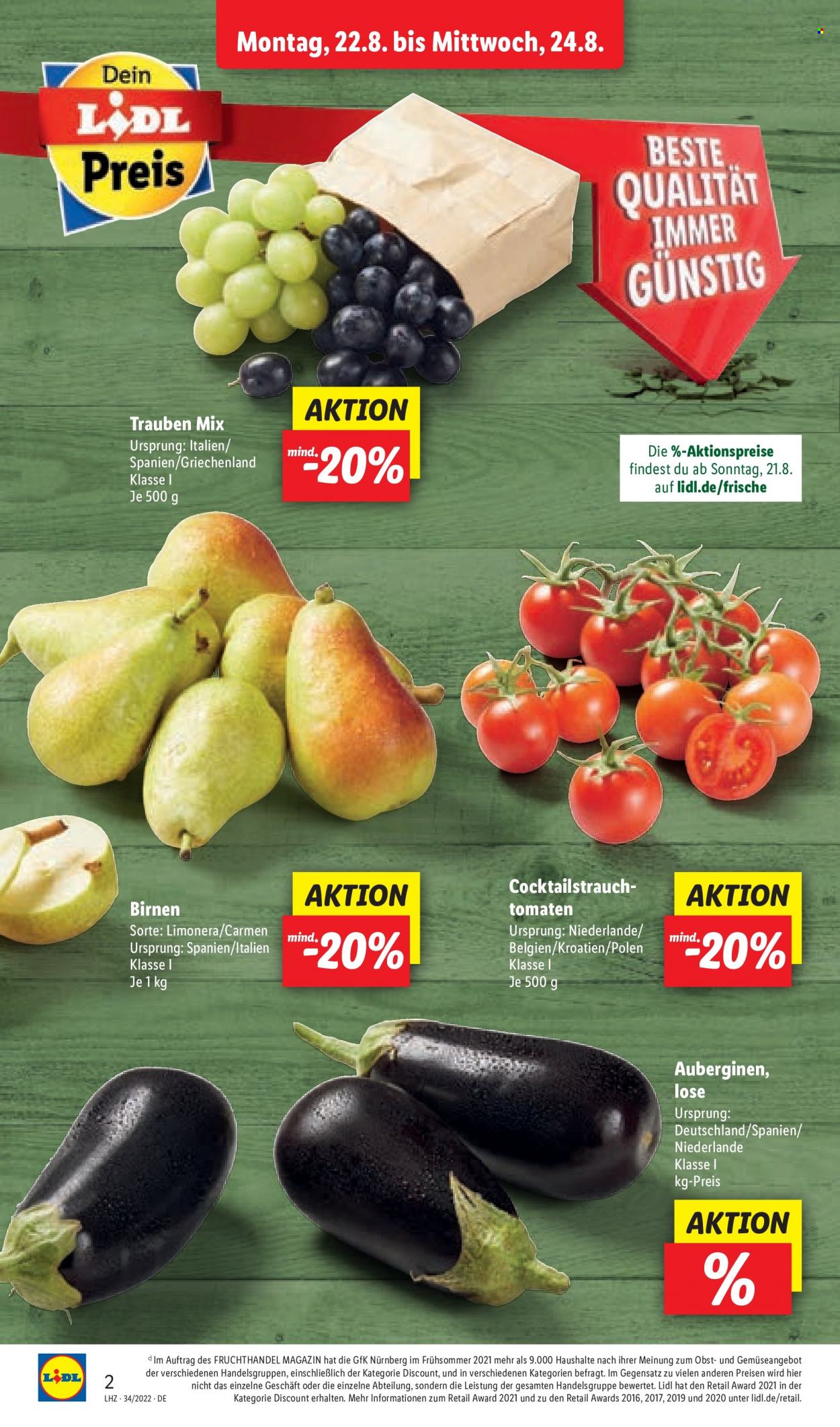 Lidl Prospekte  - 22.08.2022 - 27.08.2022. Seite 2