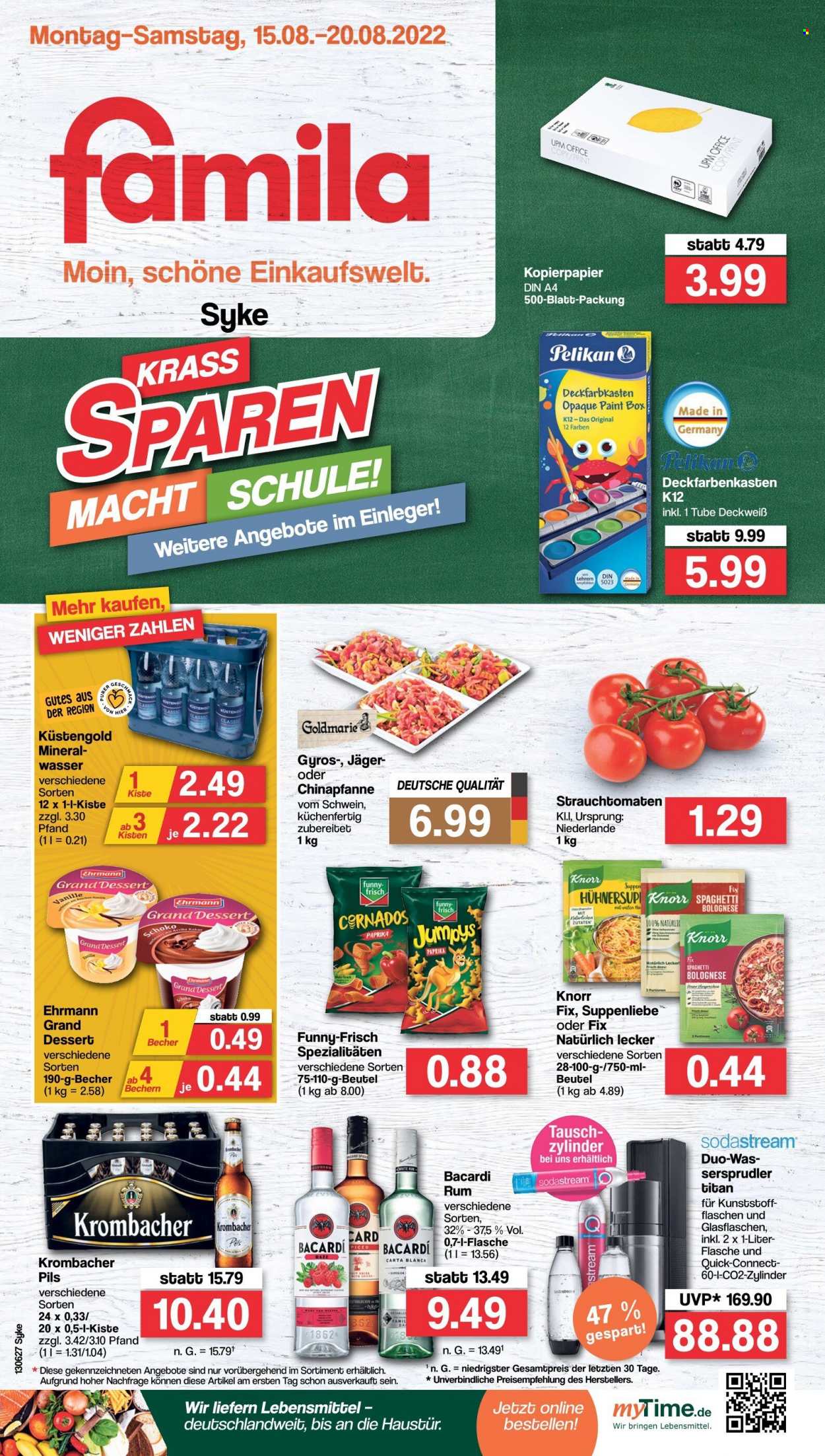 famila Prospekte  - 15.08.2022 - 20.08.2022. Seite 1