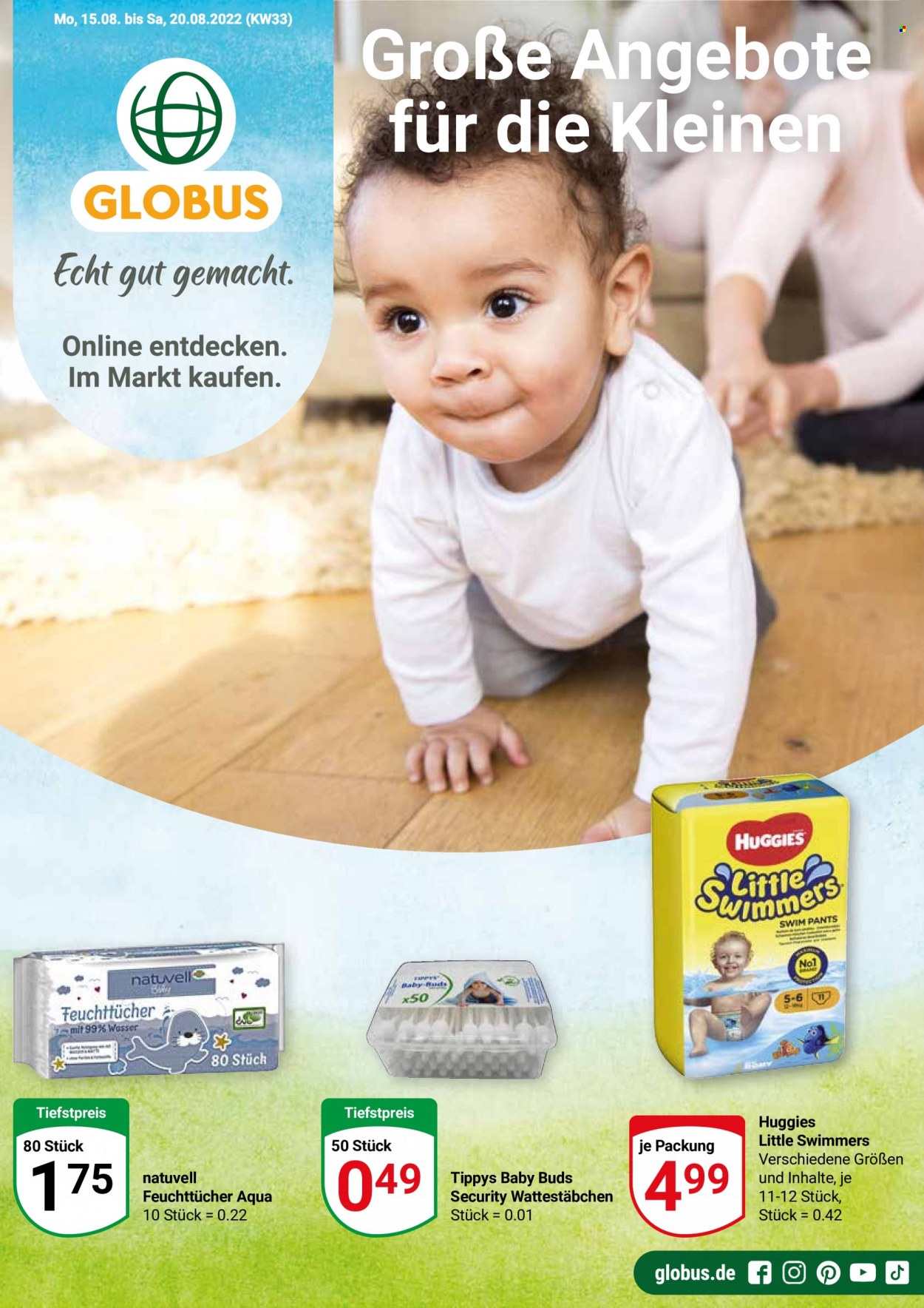 Globus Prospekte  - 15.08.2022 - 20.08.2022. Seite 1