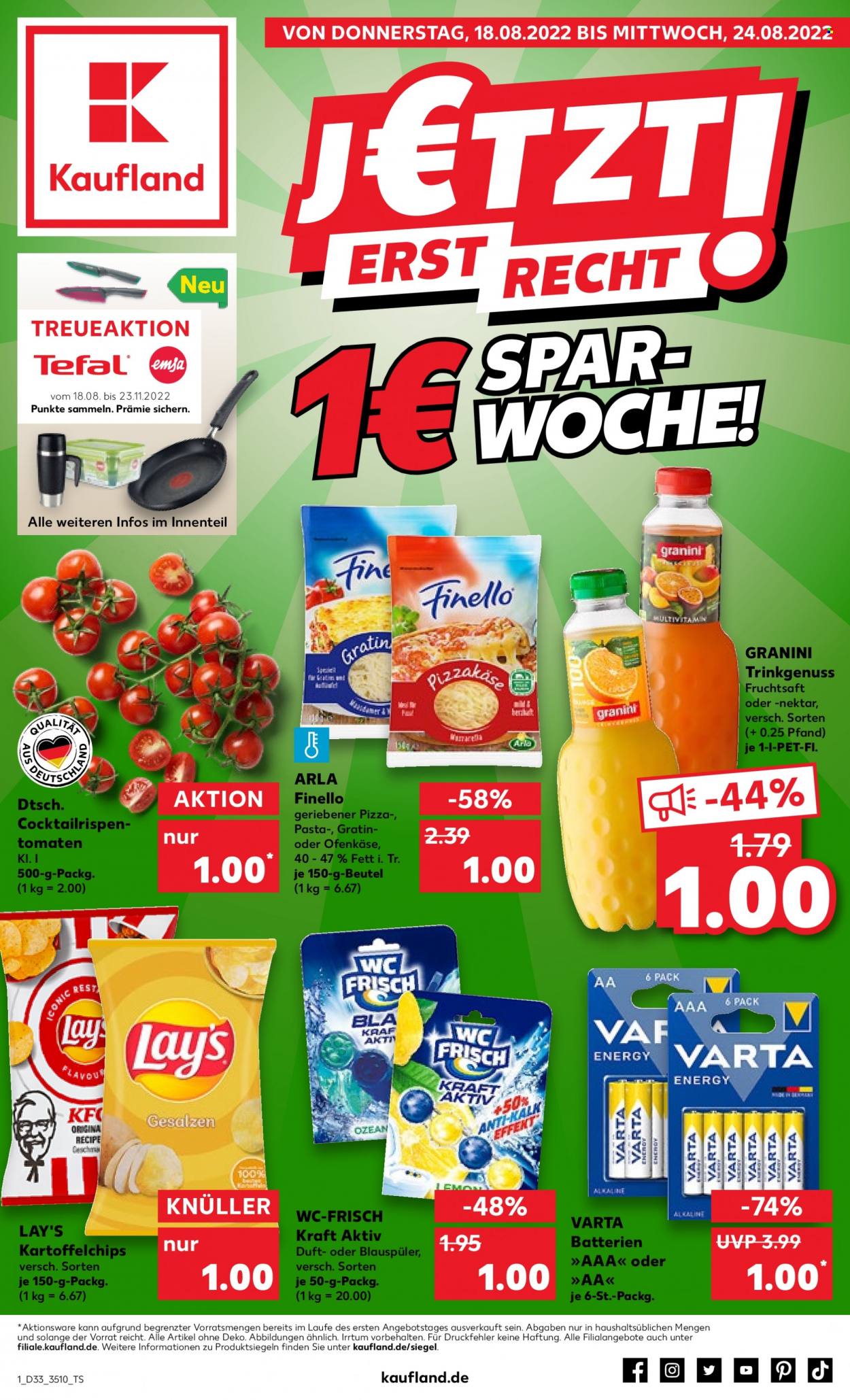 Kaufland Prospekte  - 18.08.2022 - 24.08.2022. Seite 1