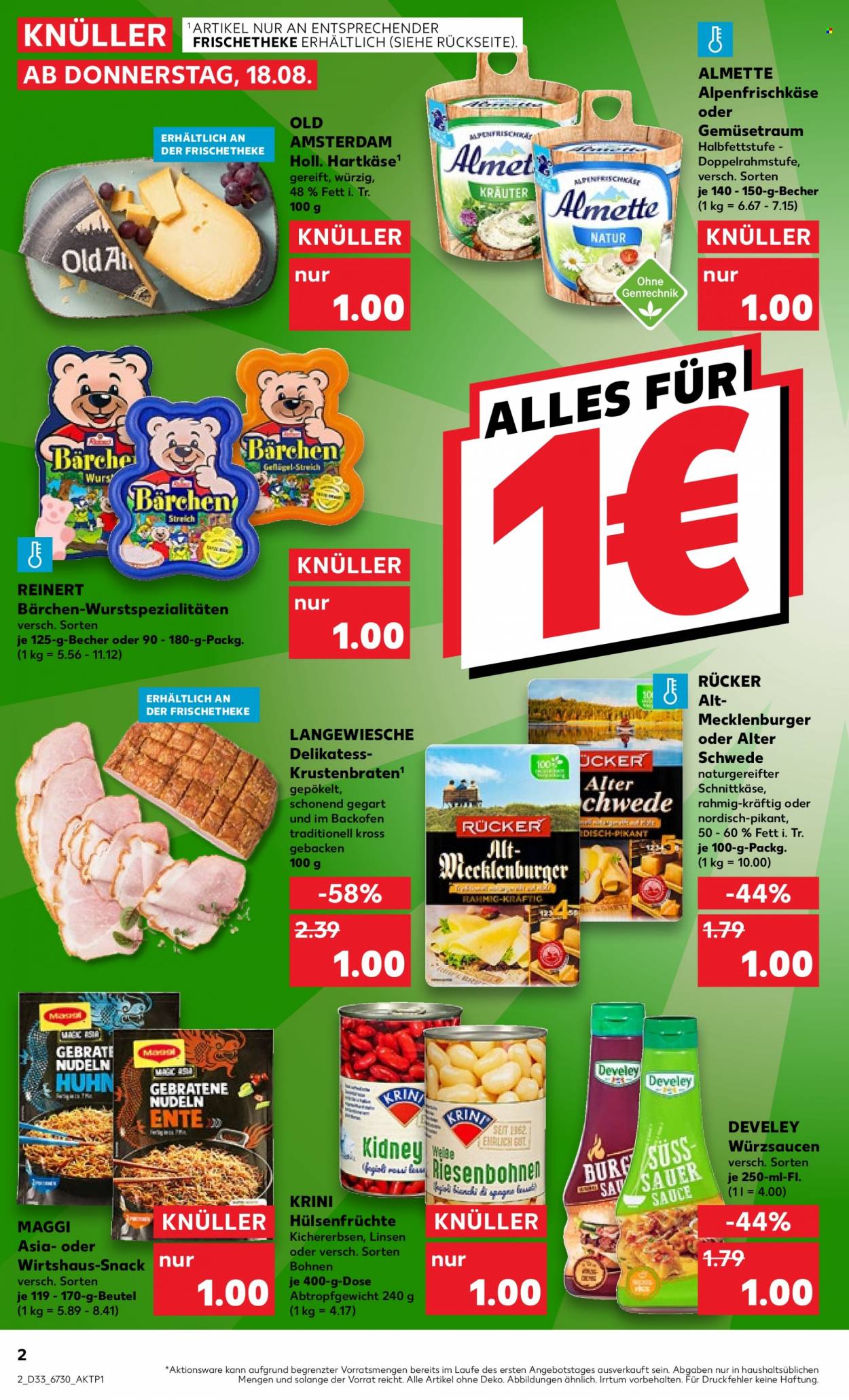 Kaufland Prospekte  - 18.08.2022 - 24.08.2022. Seite 2