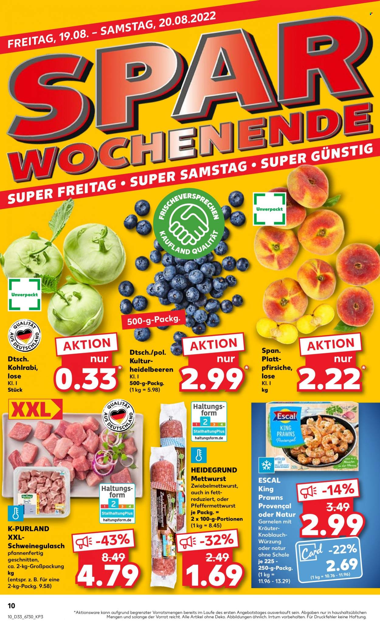Kaufland Prospekte  - 18.08.2022 - 24.08.2022. Seite 10