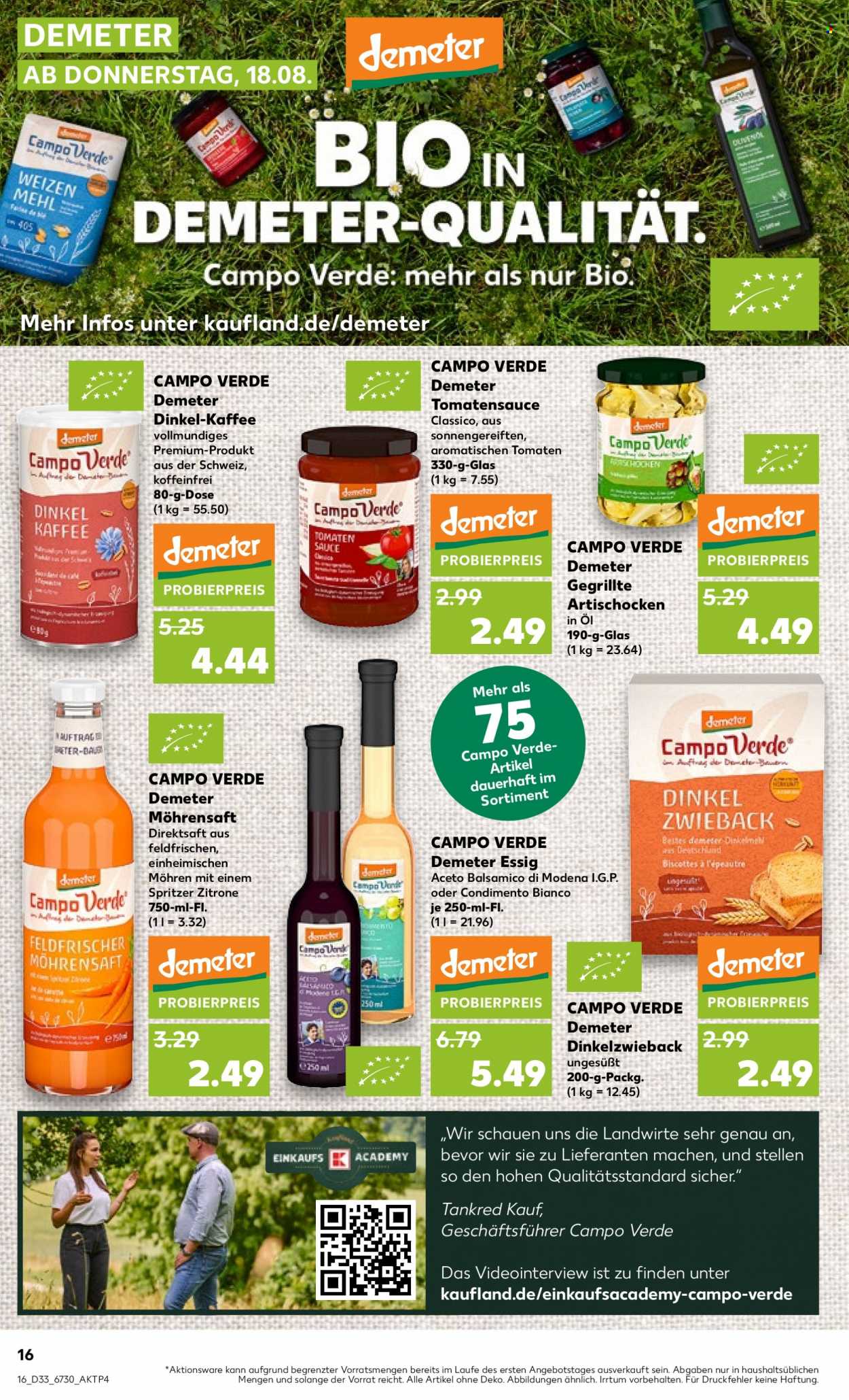 Kaufland Prospekte  - 18.08.2022 - 24.08.2022. Seite 16