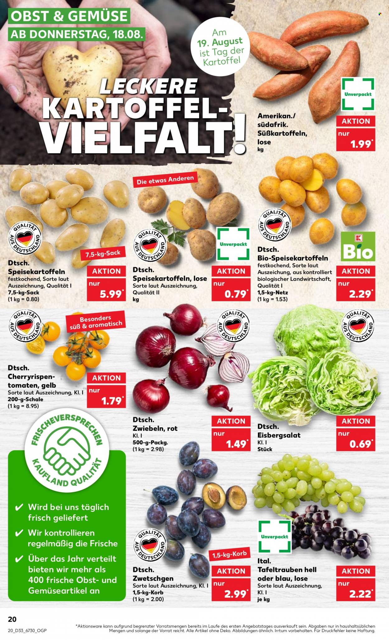 Kaufland Prospekte  - 18.08.2022 - 24.08.2022. Seite 20