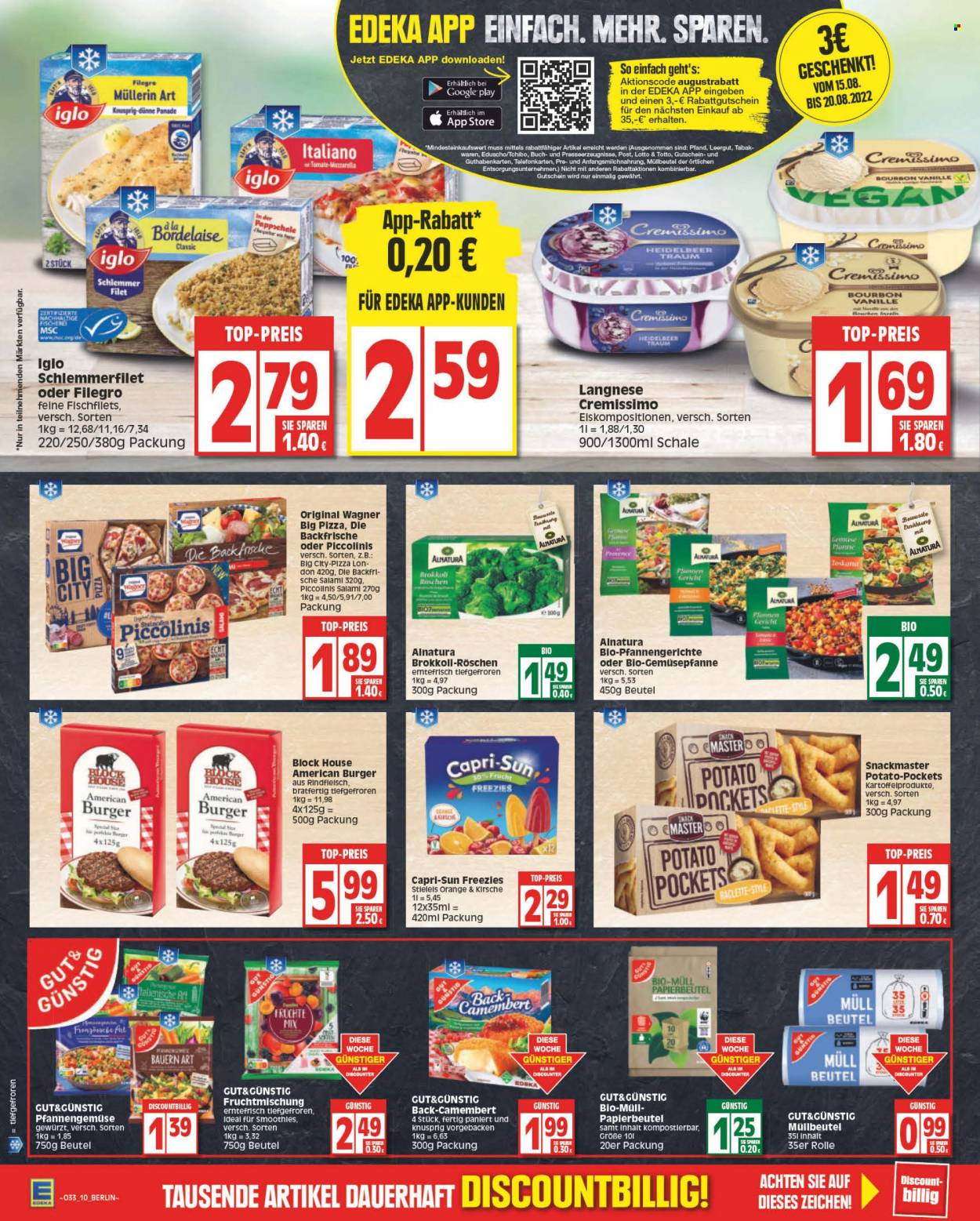 Edeka Prospekte  - 15.08.2022 - 20.08.2022. Seite 10