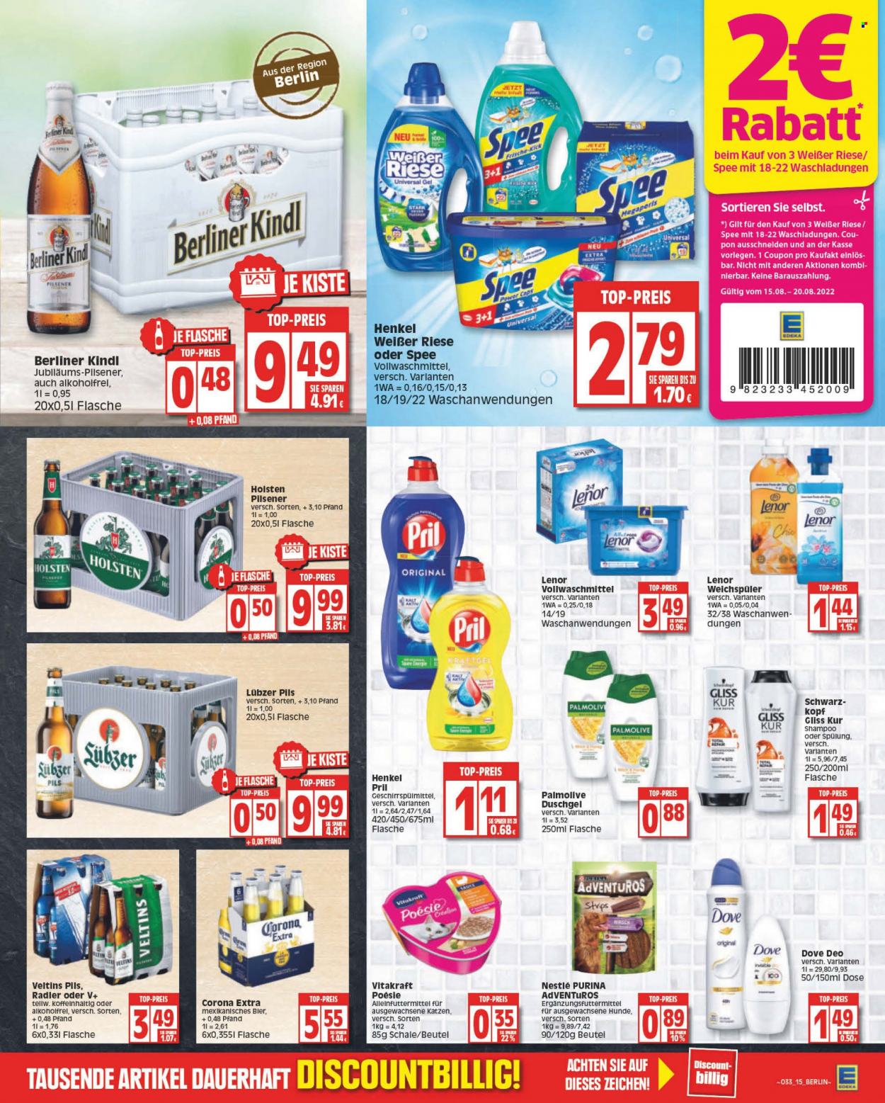 Edeka Prospekte  - 15.08.2022 - 20.08.2022. Seite 15