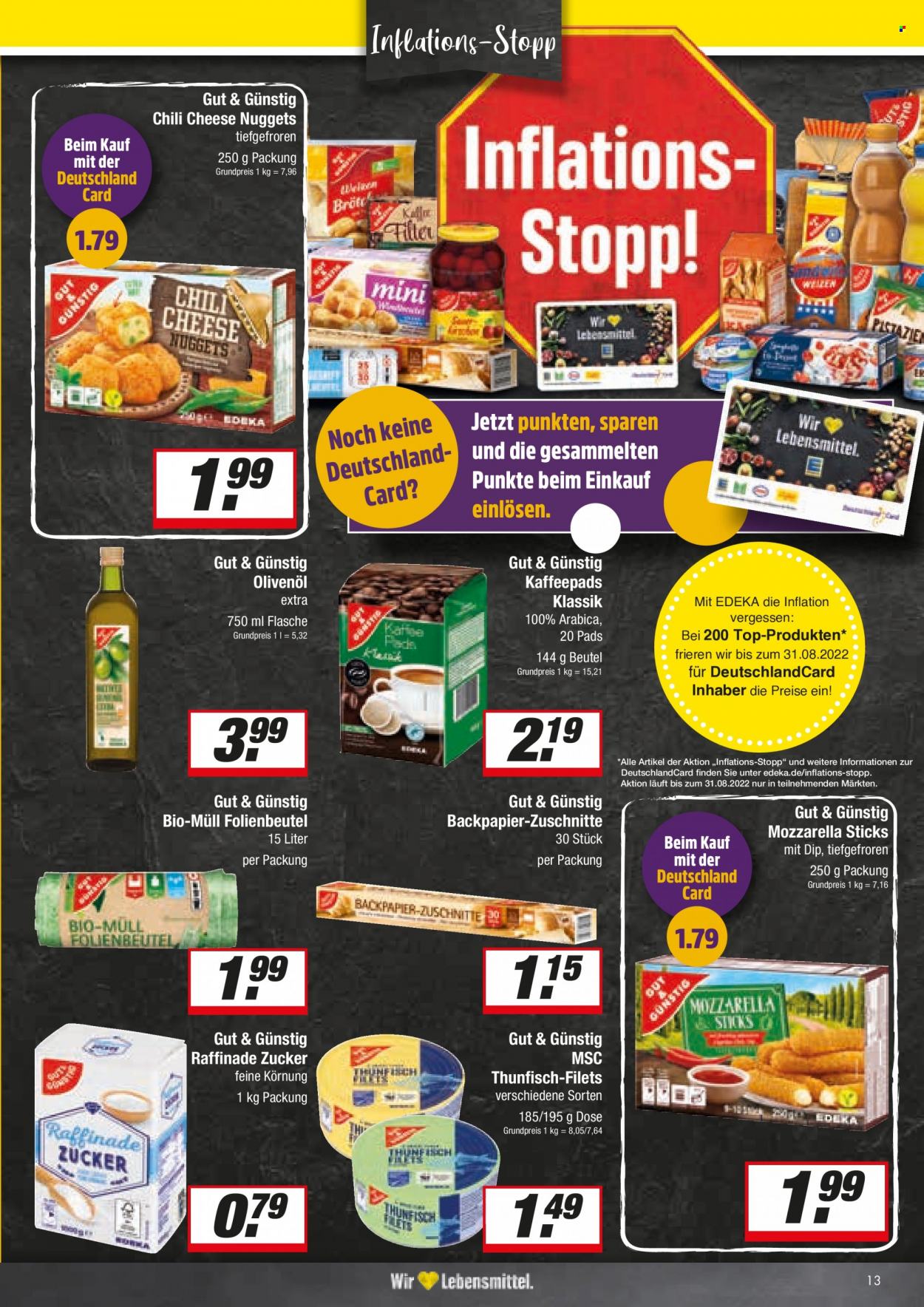 Edeka Prospekte  - 15.08.2022 - 20.08.2022. Seite 13