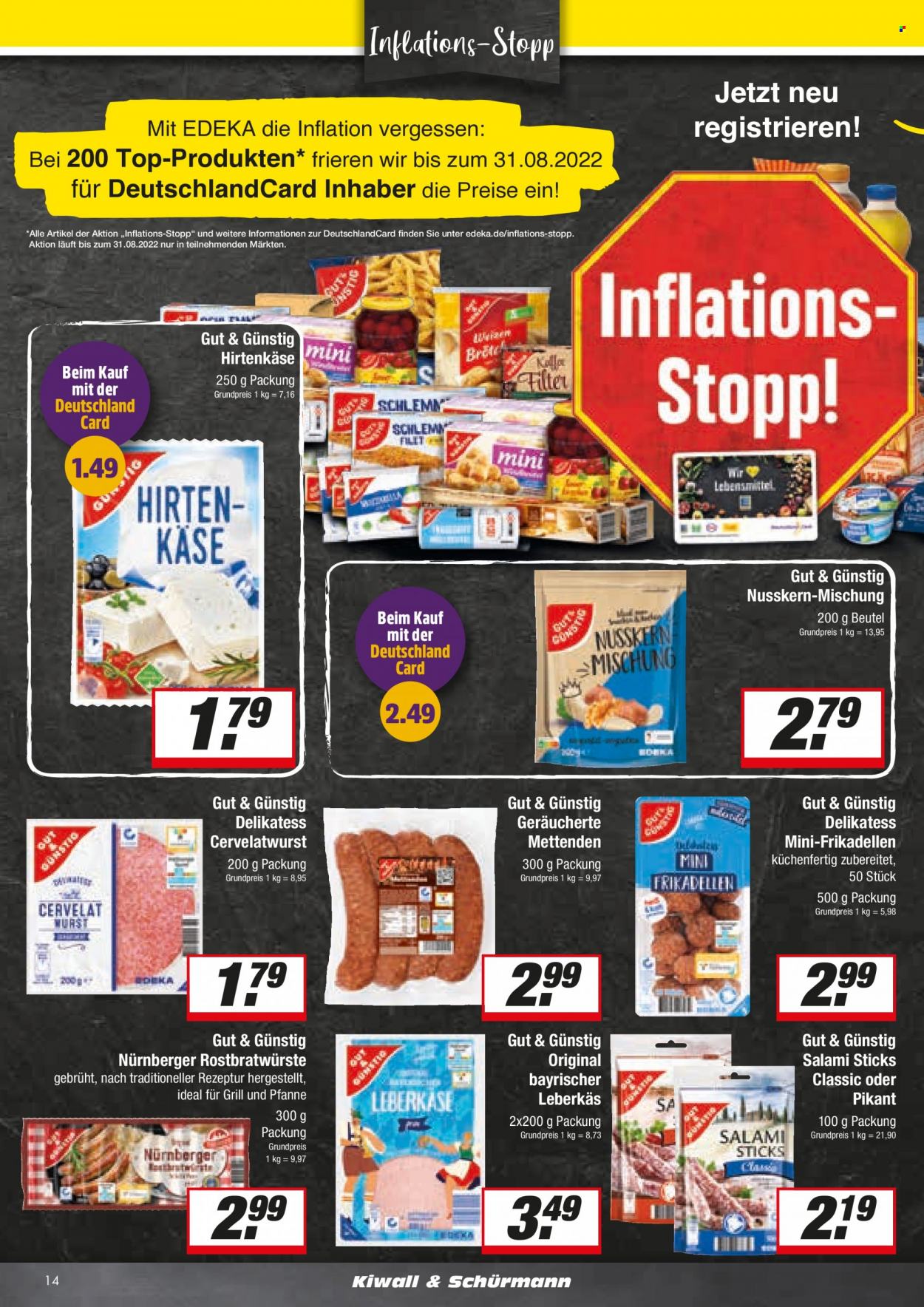 Edeka Prospekte  - 15.08.2022 - 20.08.2022. Seite 14