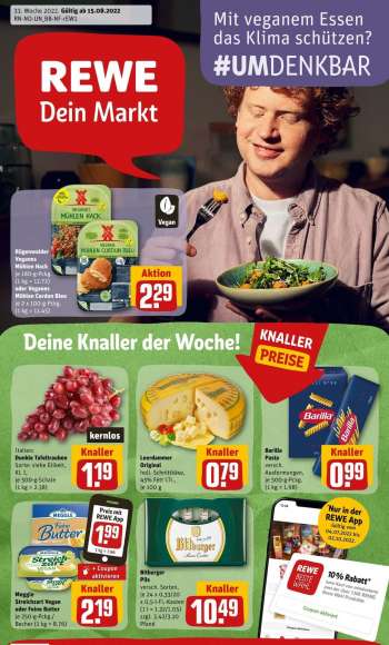 Prospekte REWE - 15.08.2022 - 20.08.2022.