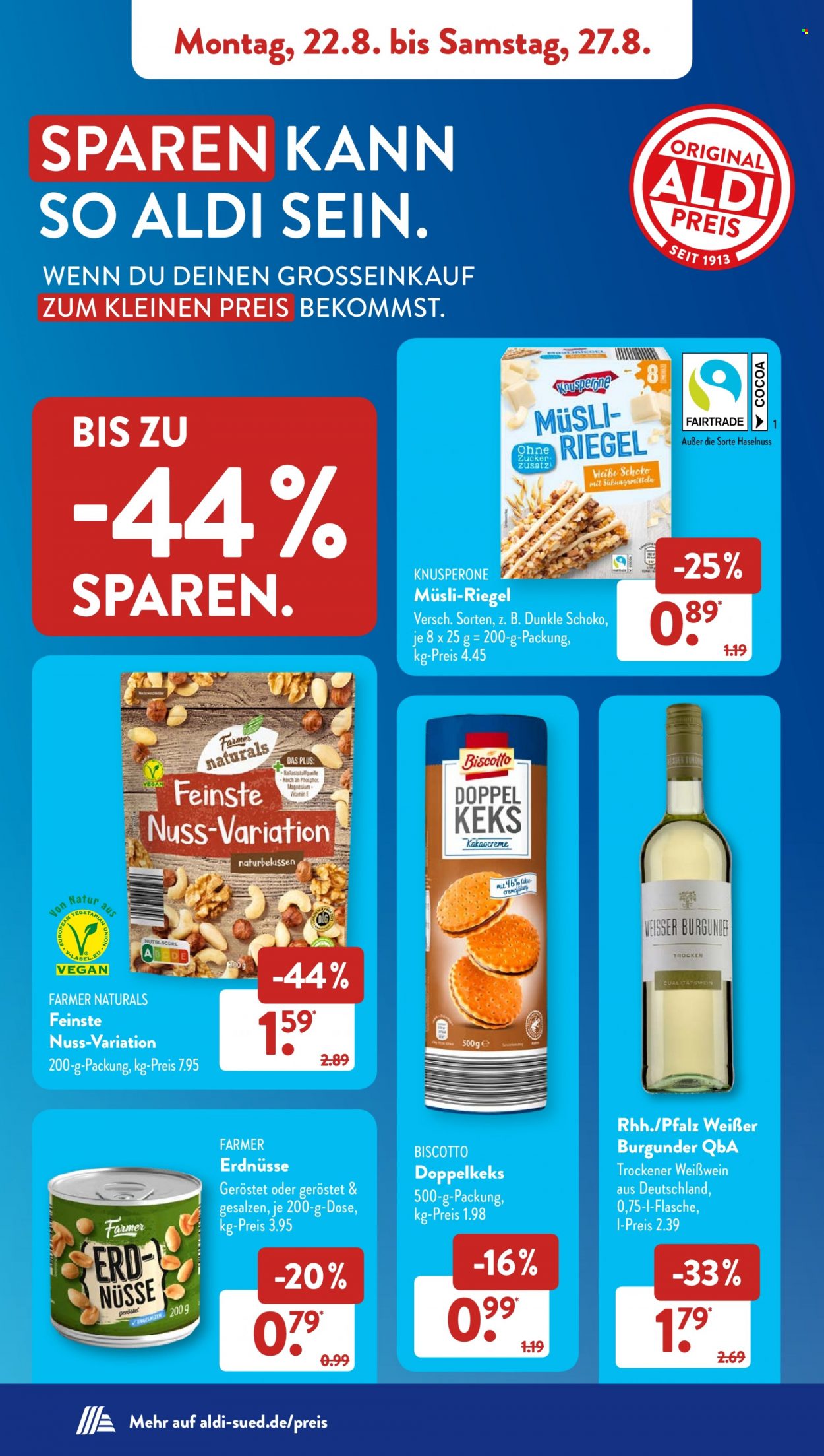 ALDI SÜD Prospekte  - 22.08.2022 - 27.08.2022. Seite 8