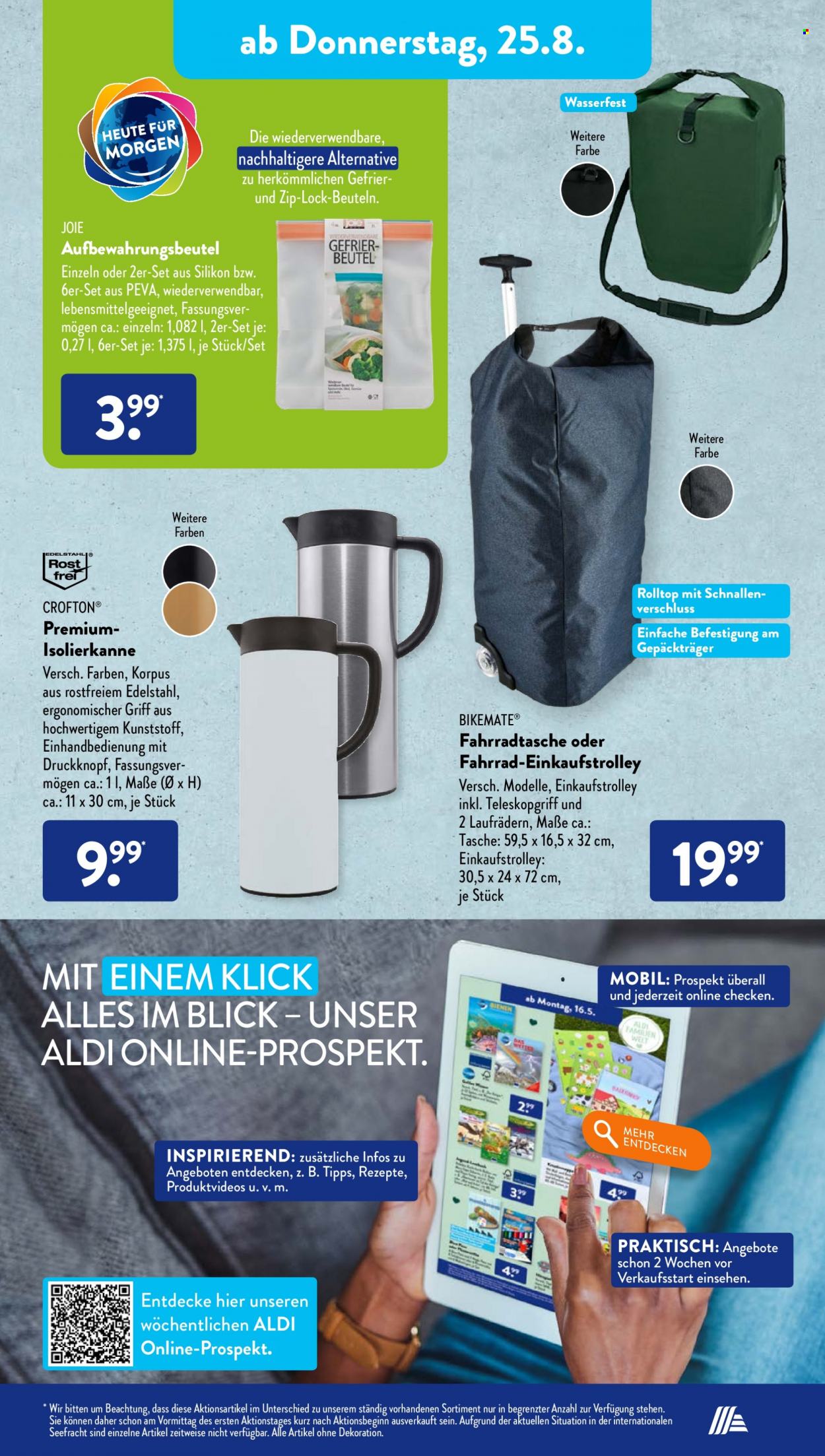 ALDI SÜD Prospekte  - 22.08.2022 - 27.08.2022. Seite 21