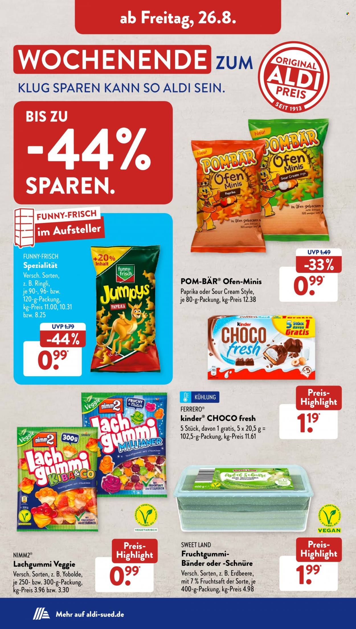 ALDI SÜD Prospekte  - 22.08.2022 - 27.08.2022. Seite 26