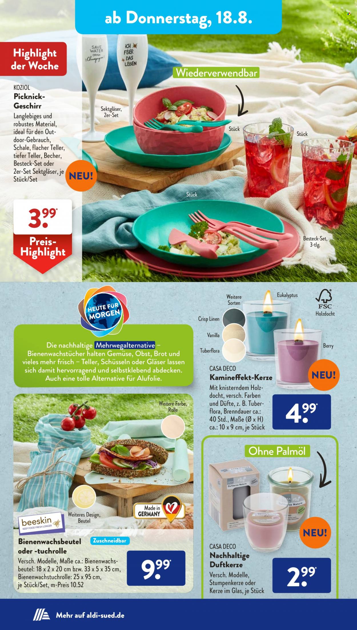 ALDI SÜD Prospekte  - 15.08.2022 - 20.08.2022. Seite 24