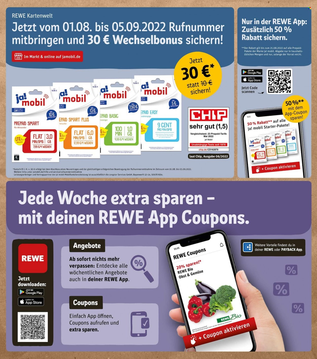 REWE Prospekte  - 15.08.2022 - 20.08.2022. Seite 20