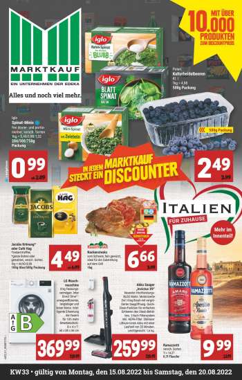 Prospekte Marktkauf - 15.08.2022 - 20.08.2022.