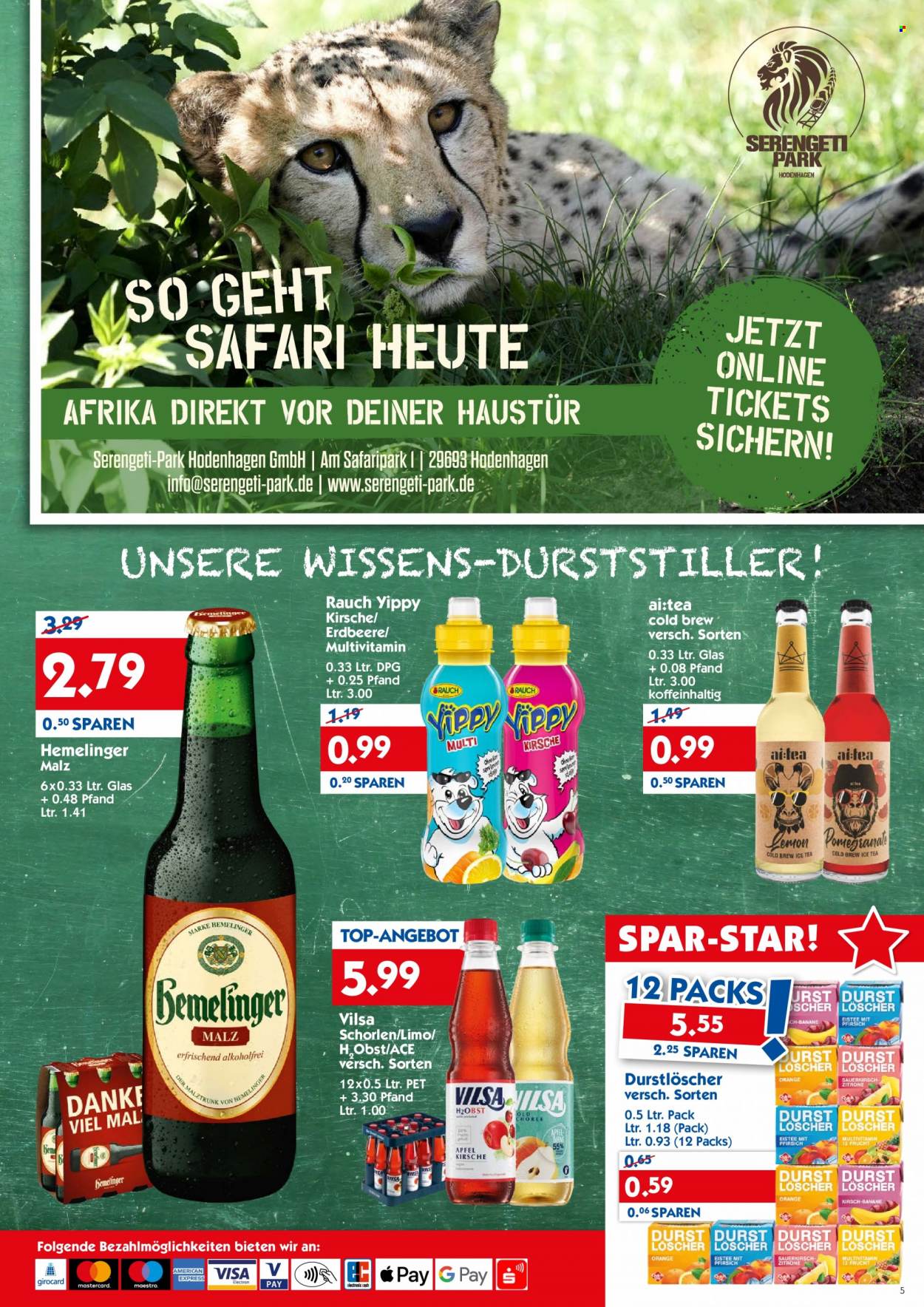 Hol'ab! Getränkemarkt Prospekte  - 15.08.2022 - 20.08.2022. Seite 5