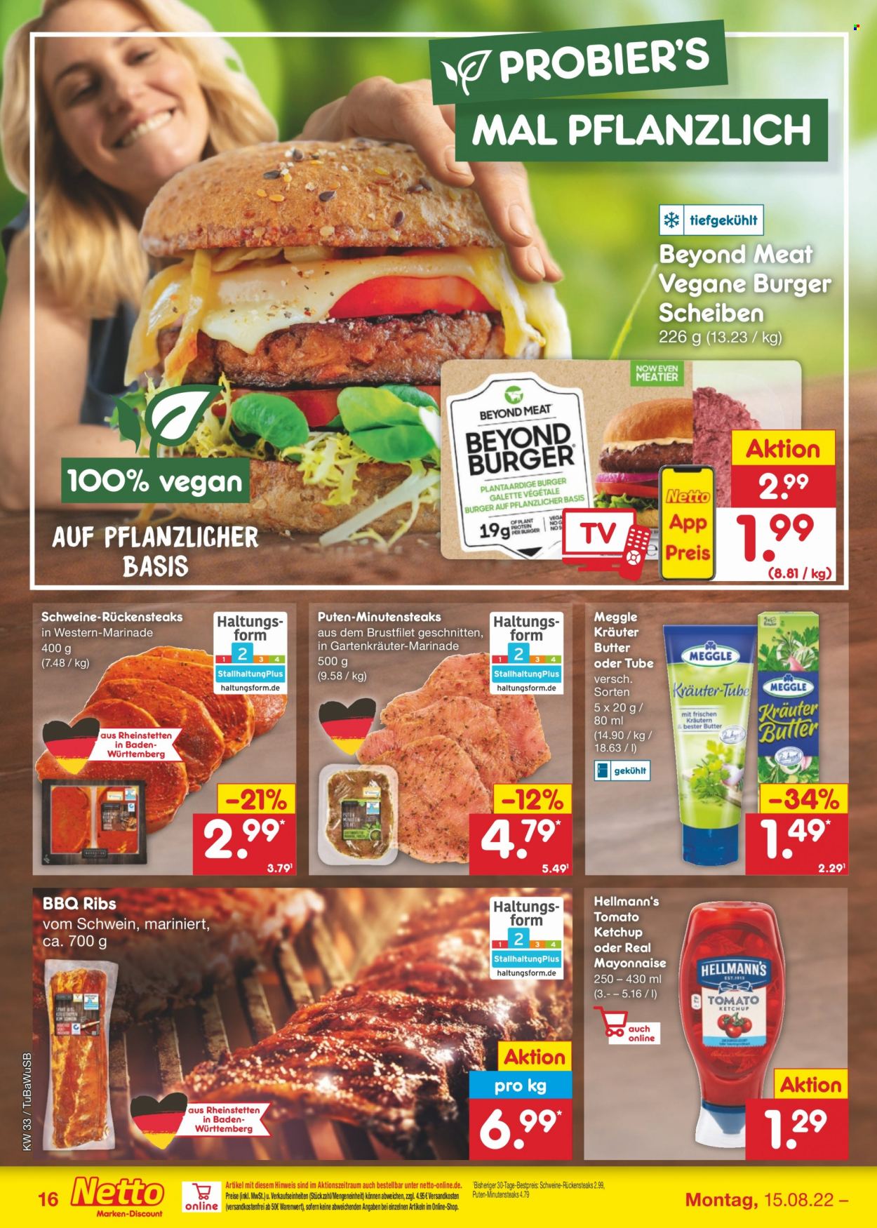 Netto Marken-Discount Prospekte  - 15.08.2022 - 20.08.2022. Seite 16