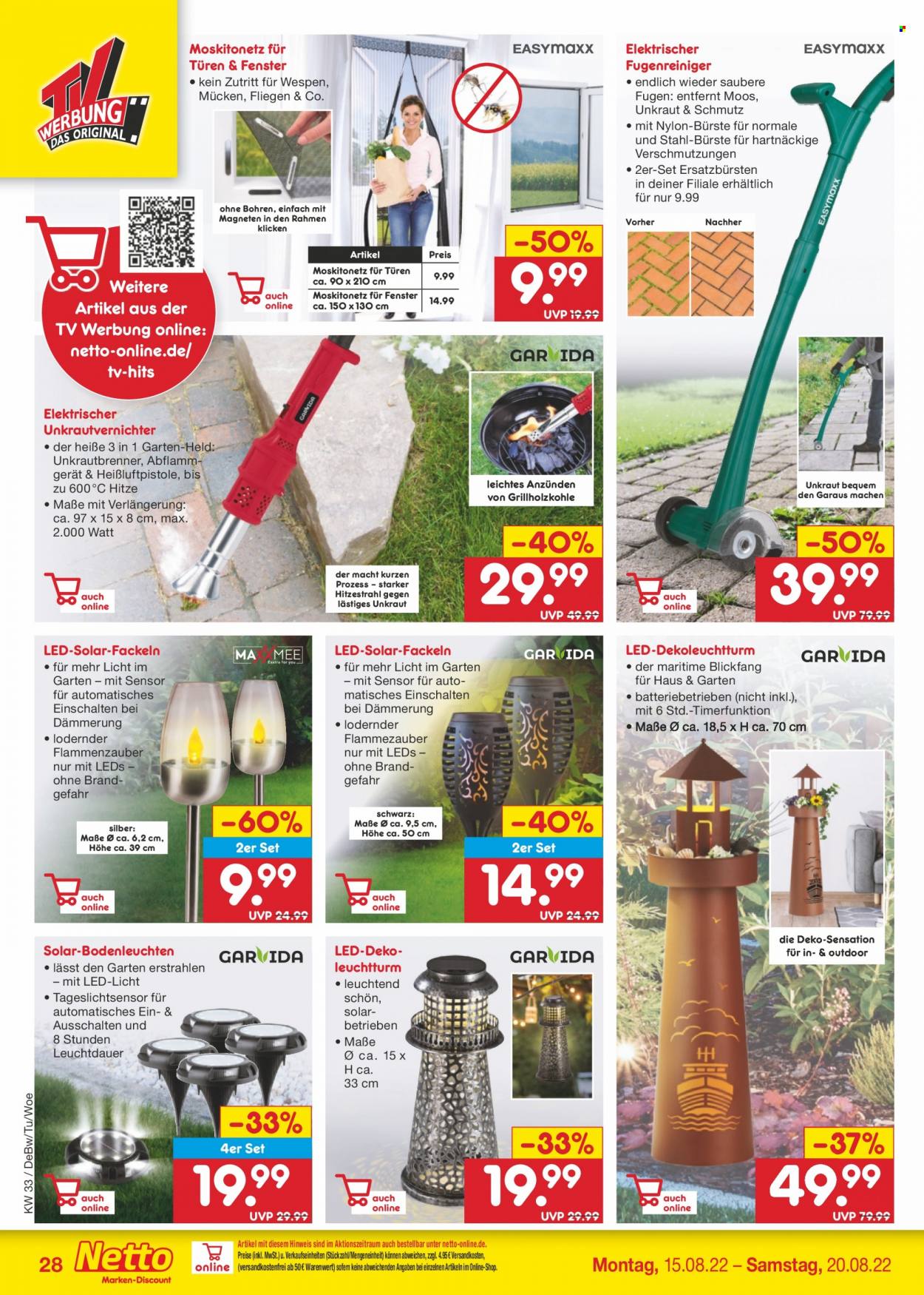 Netto Marken-Discount Prospekte  - 15.08.2022 - 20.08.2022. Seite 28