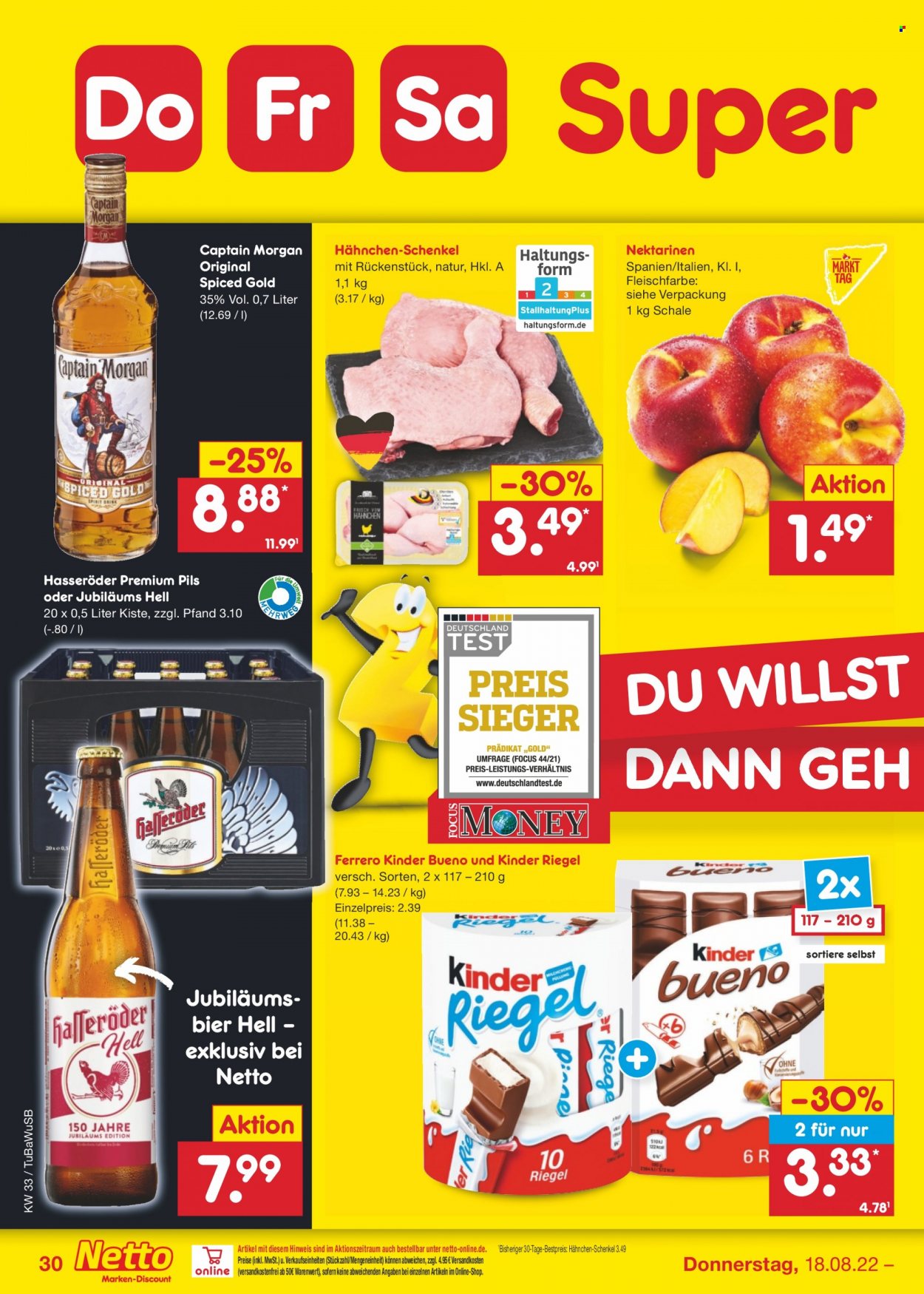 Netto Marken-Discount Prospekte  - 15.08.2022 - 20.08.2022. Seite 30