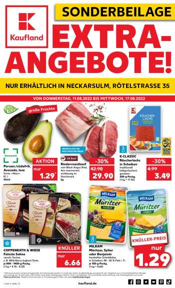 Prospekte Kaufland - 11.08.2022 - 17.08.2022.