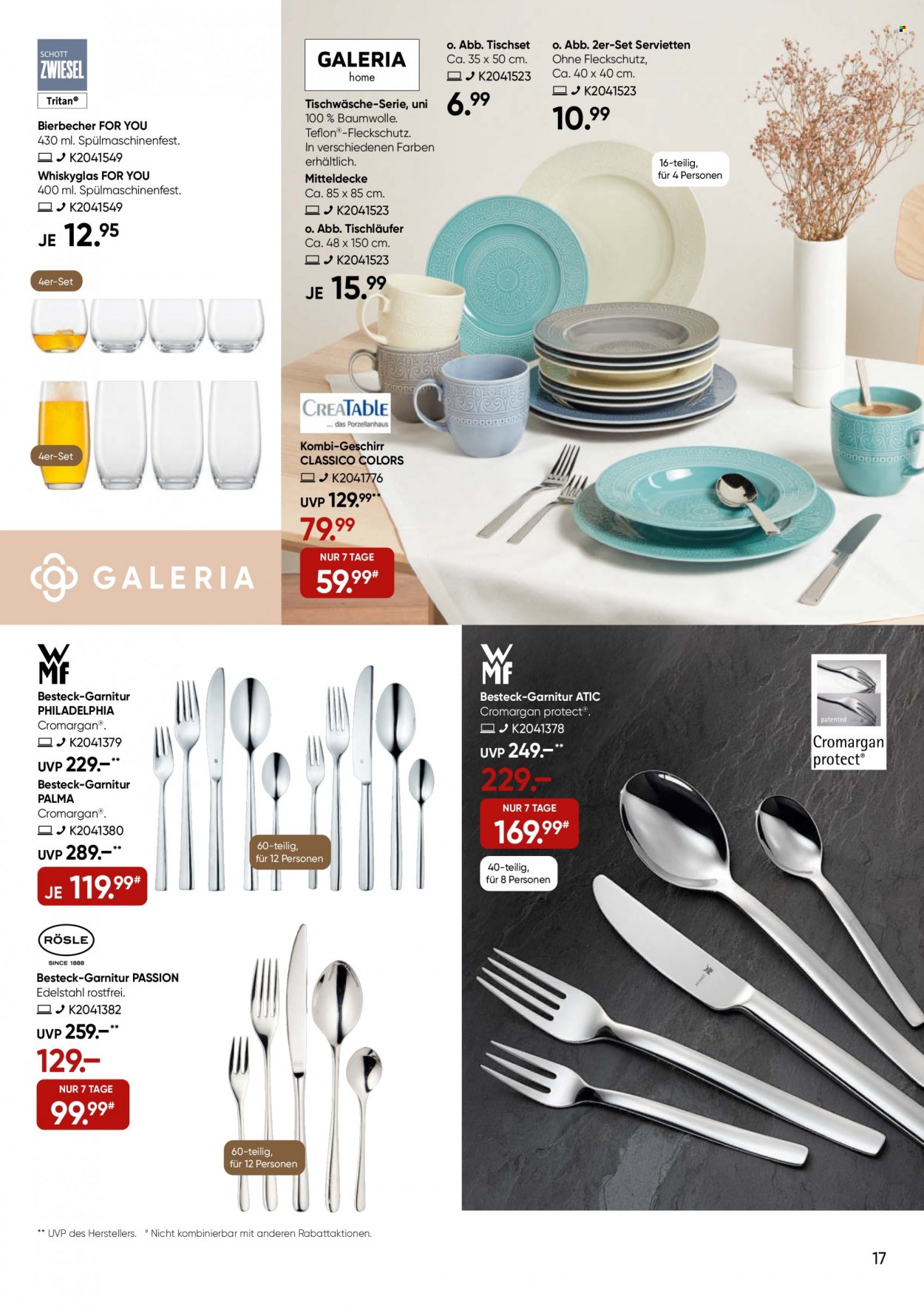 GALERIA Karstadt Kaufhof Prospekte  - 17.08.2022 - 23.08.2022. Seite 17