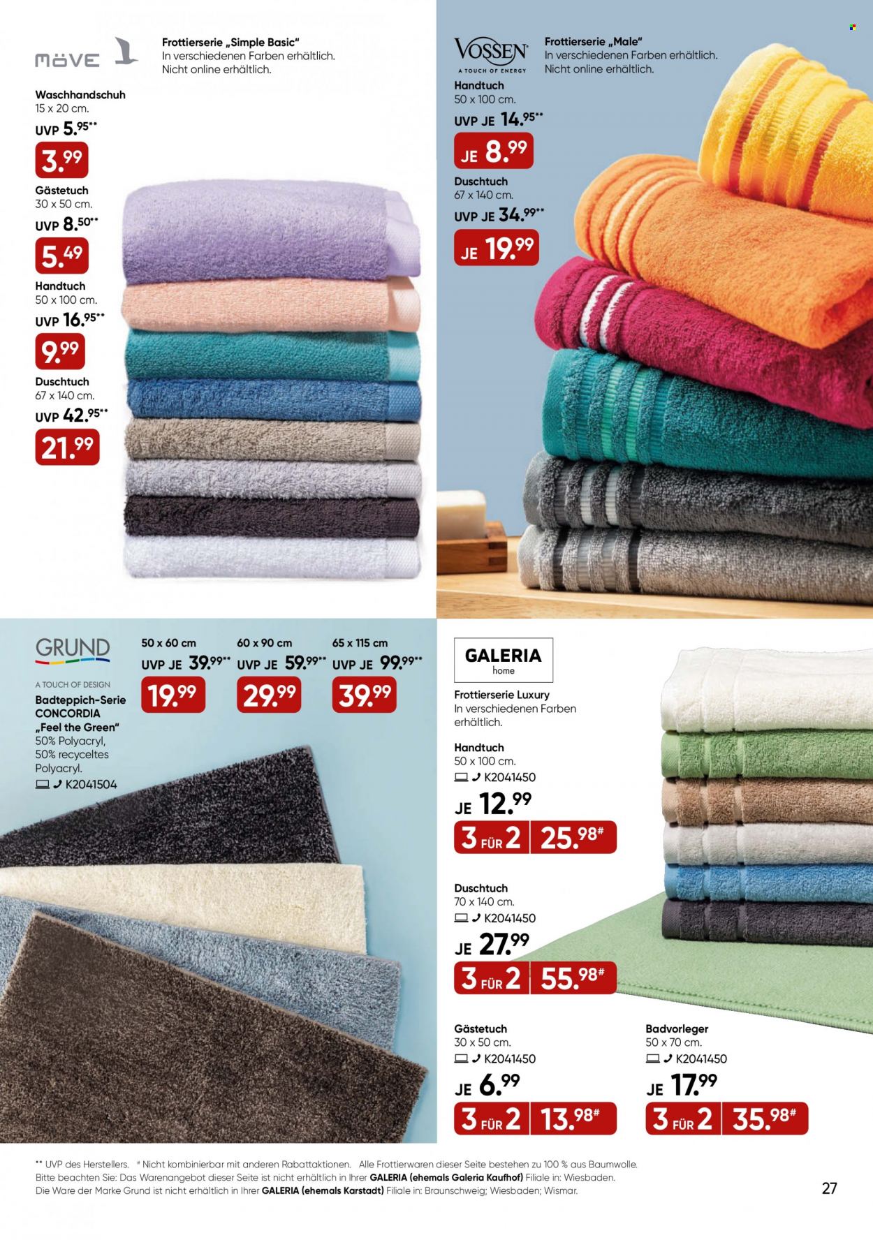GALERIA Karstadt Kaufhof Prospekte  - 17.08.2022 - 23.08.2022. Seite 27