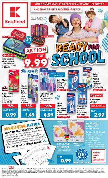 Prospekte Kaufland - 18.08.2022 - 31.08.2022.