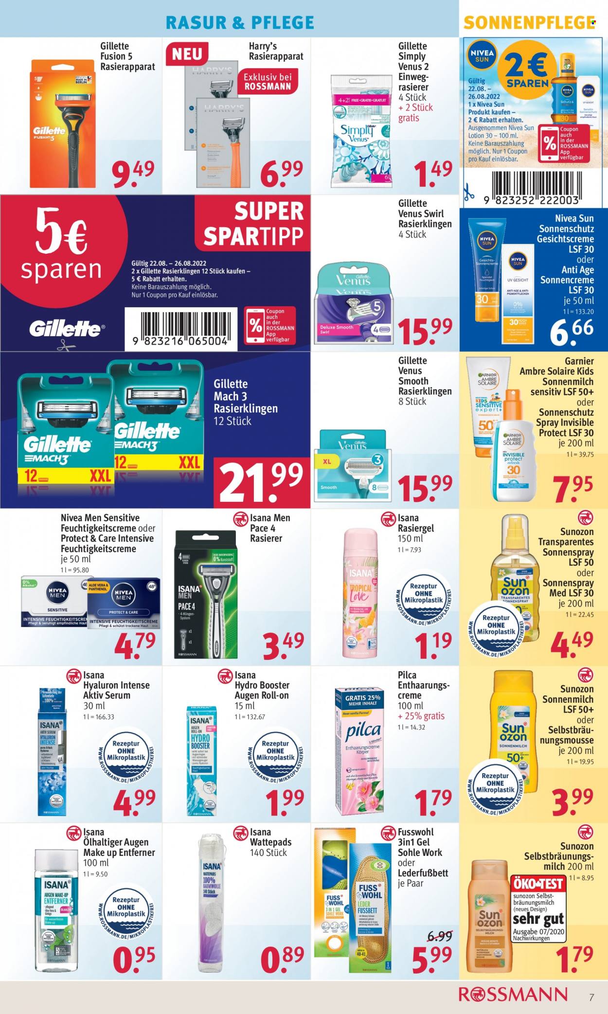 Rossmann Prospekte  - 22.08.2022 - 26.08.2022. Seite 7