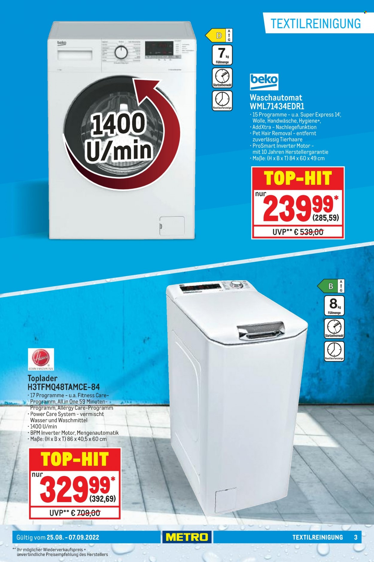 Metro Prospekte  - 25.08.2022 - 7.09.2022. Seite 3
