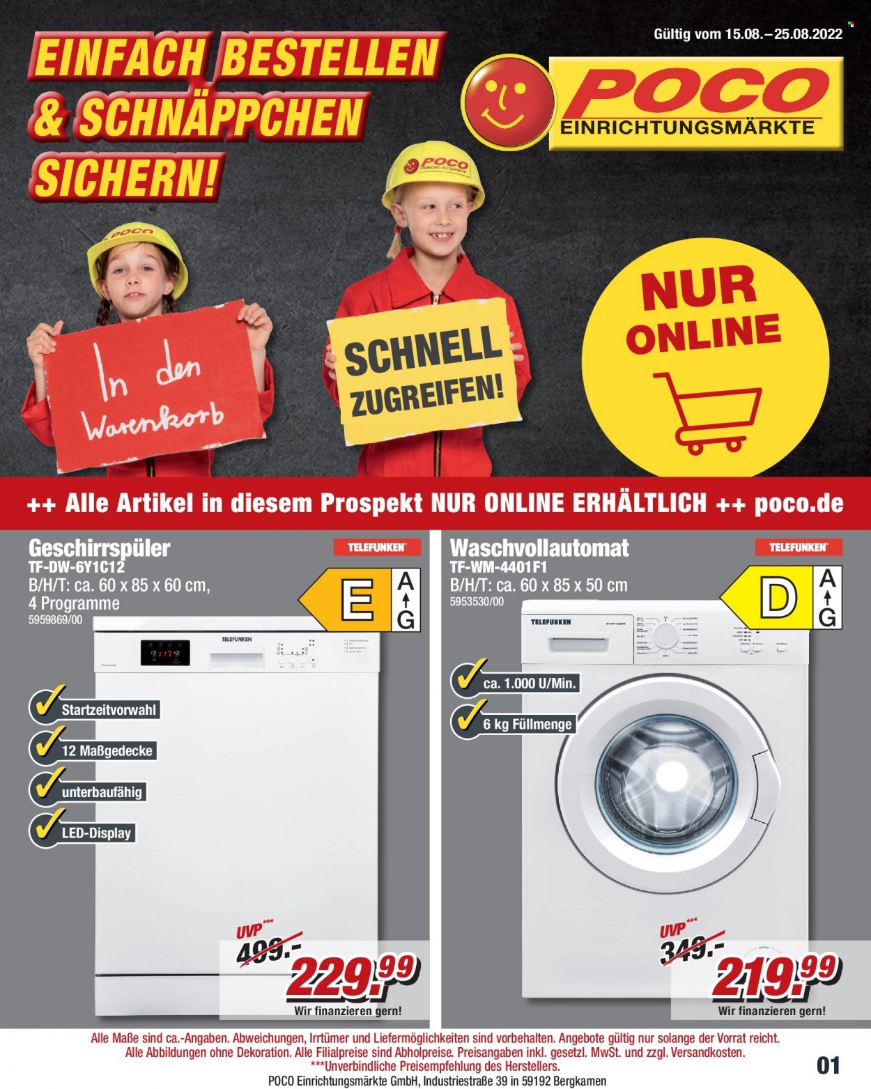 Poco Prospekte  - 15.08.2022 - 25.08.2022. Seite 1