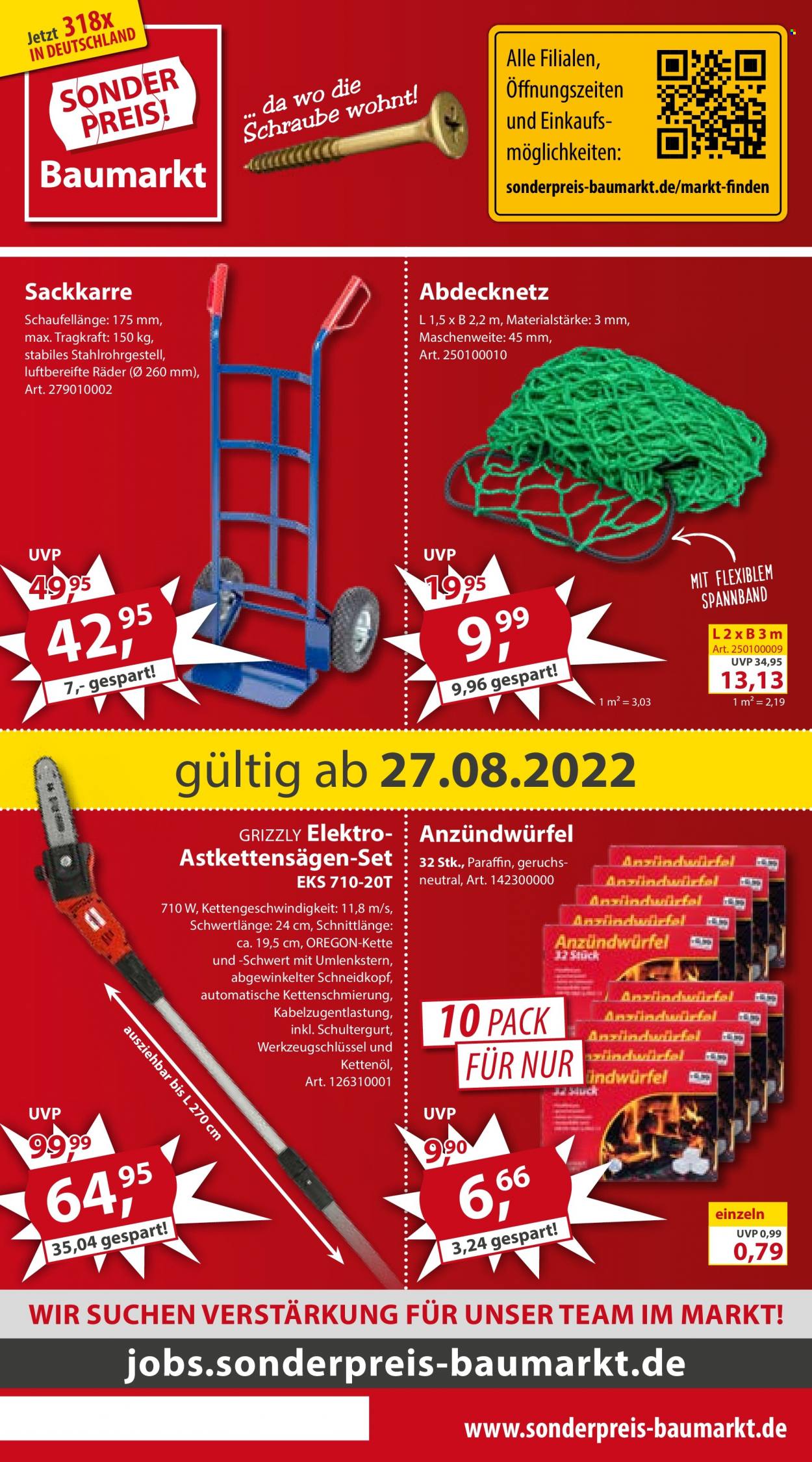 Sonderpreis-Baumarkt Prospekte  - 27.08.2022 - 2.09.2022. Seite 1