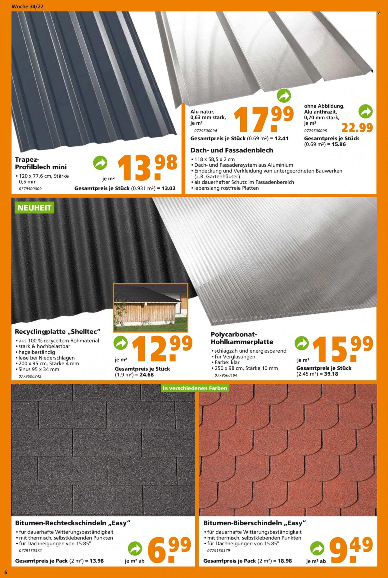Globus Baumarkt Prospekte  - 22.08.2022 - 27.08.2022. Seite 6