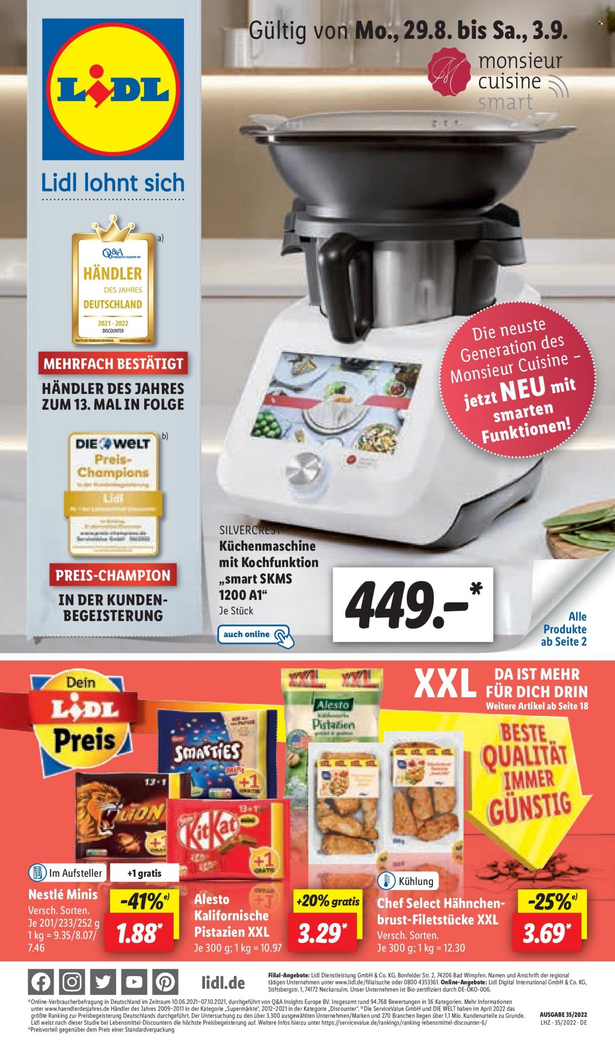Lidl Prospekte  - 27.08.2022 - 27.08.2022. Seite 1