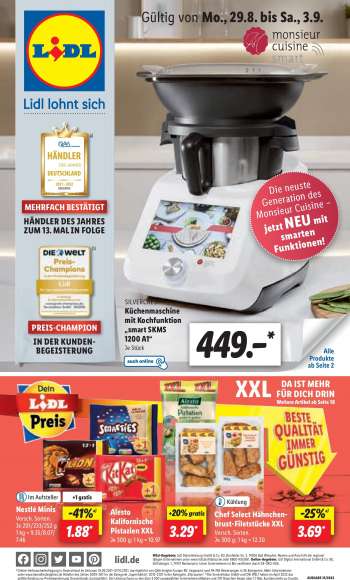 Prospekte Lidl - 29.08.2022 - 3.09.2022.