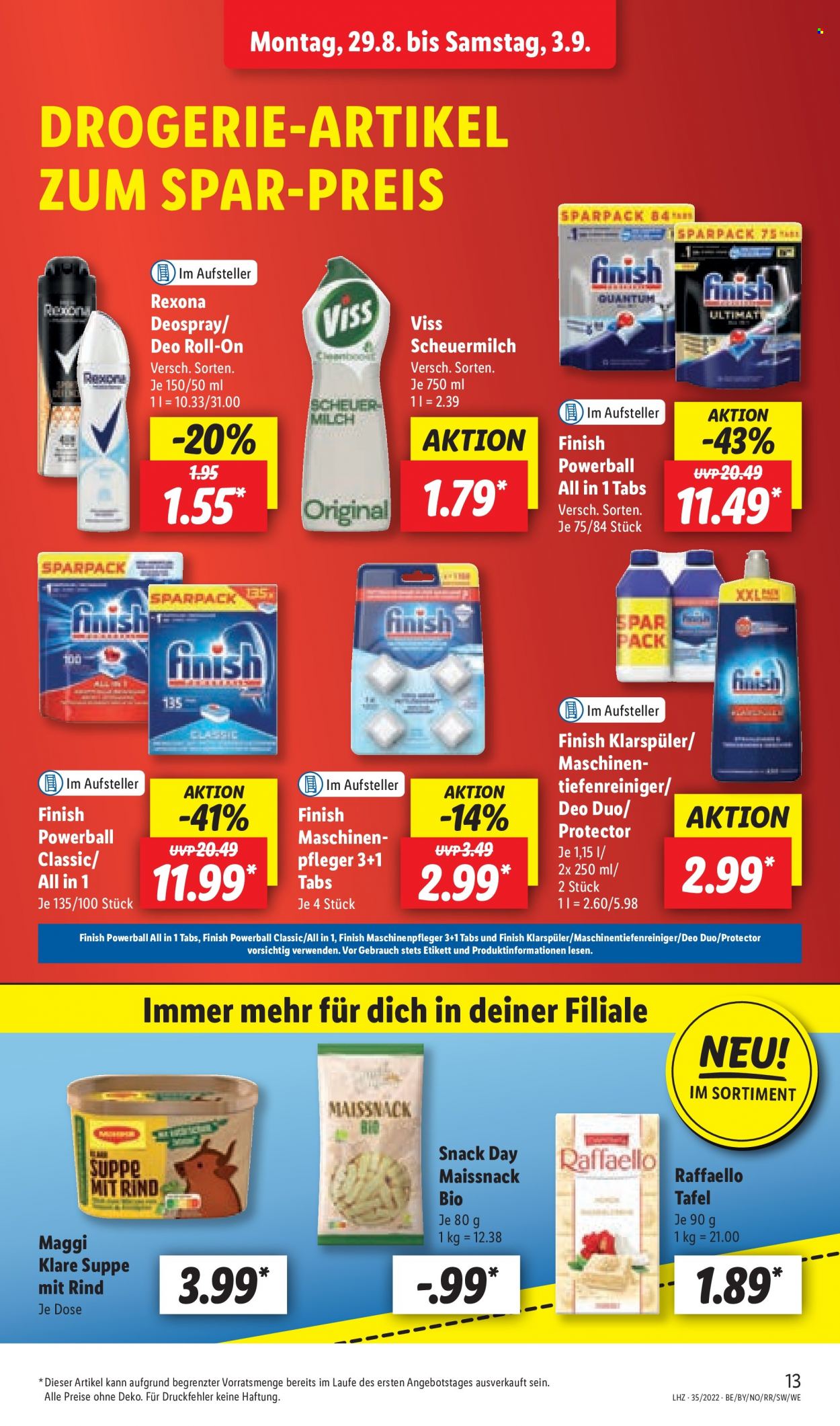 Lidl Prospekte  - 27.08.2022 - 27.08.2022. Seite 13