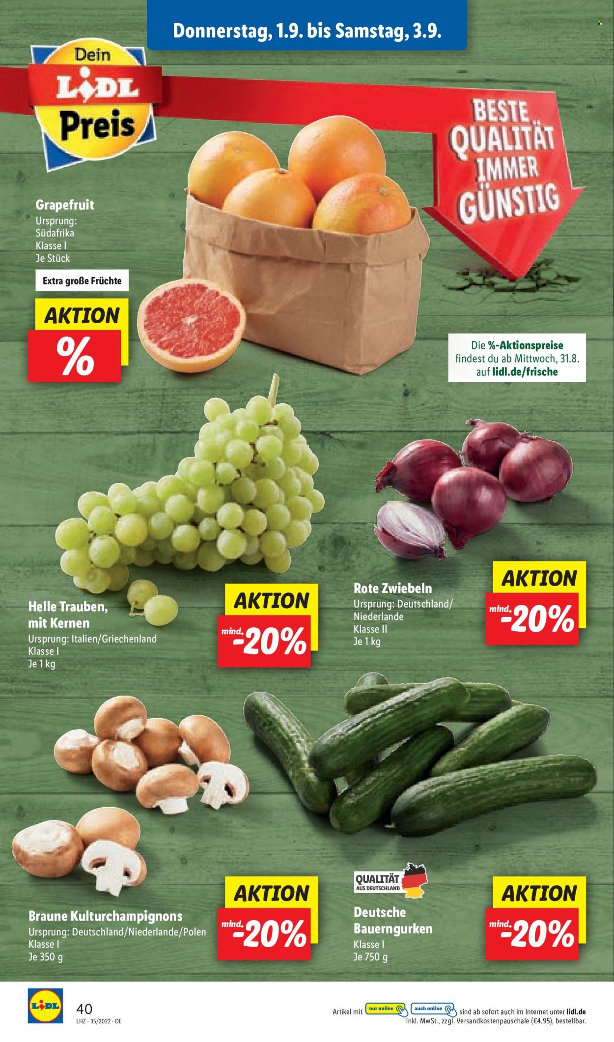 Lidl Prospekte  - 27.08.2022 - 27.08.2022. Seite 40