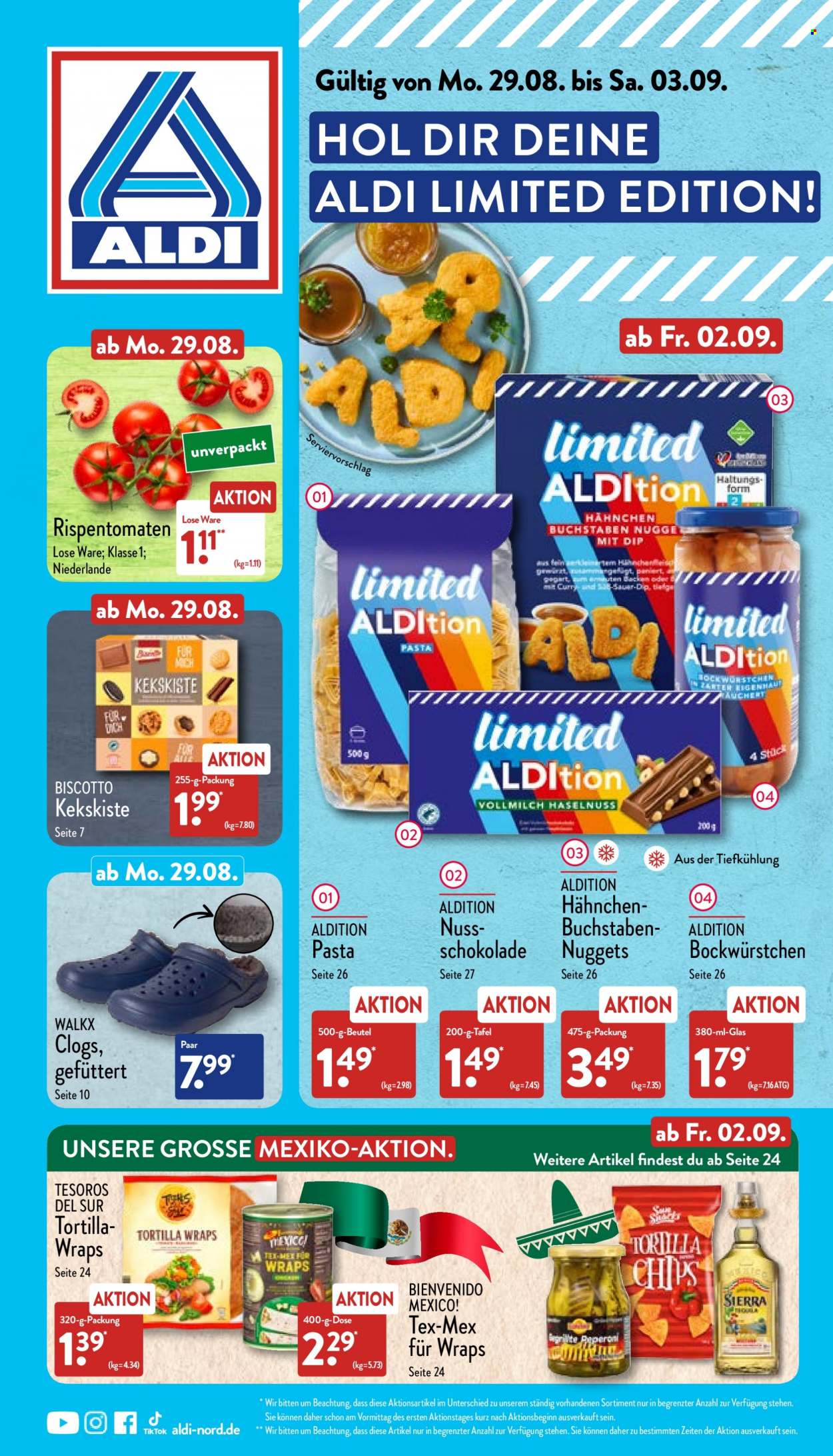 ALDI Nord Prospekte  - 29.08.2022 - 3.09.2022. Seite 1