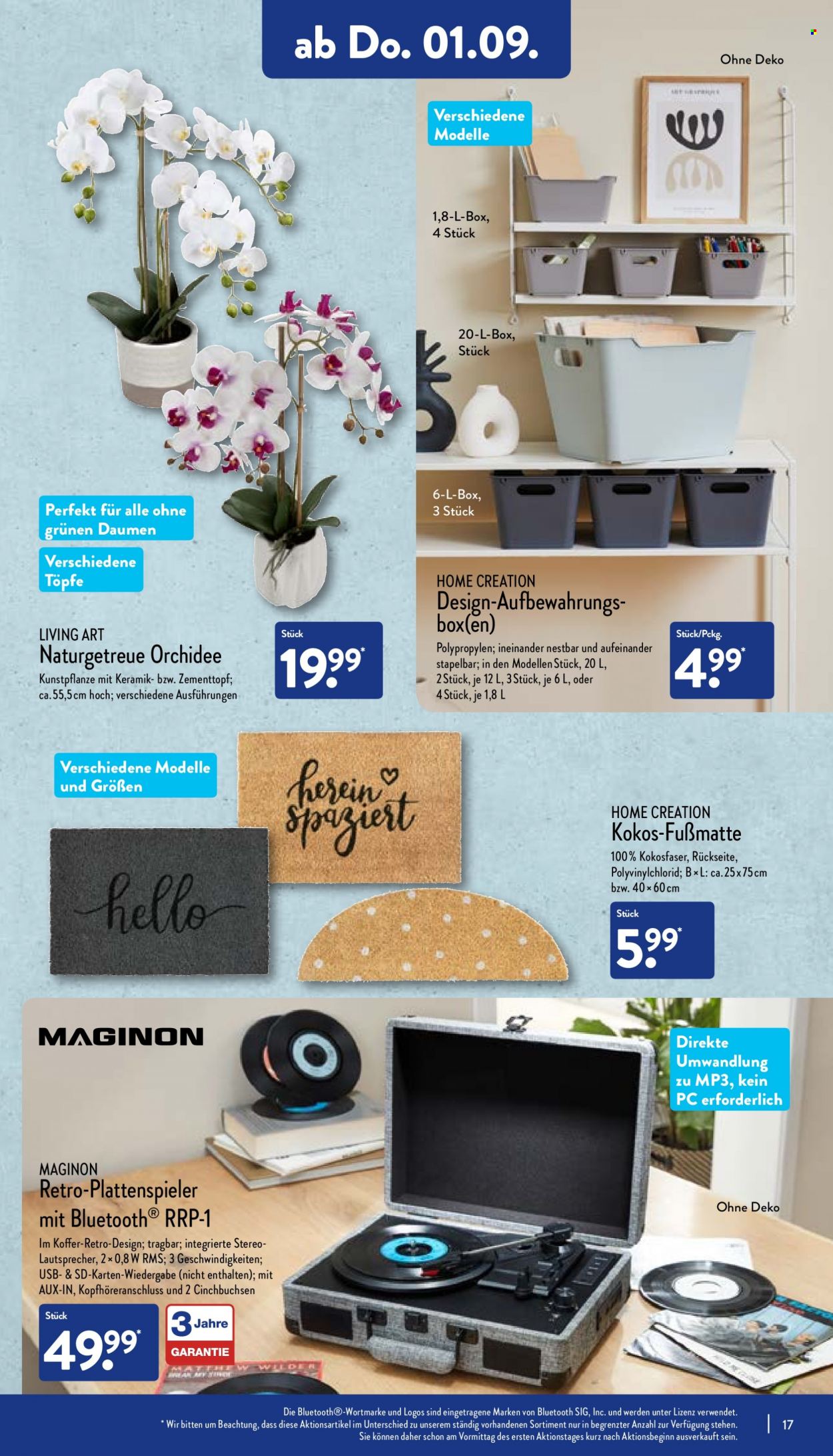 ALDI Nord Prospekte  - 29.08.2022 - 3.09.2022. Seite 17