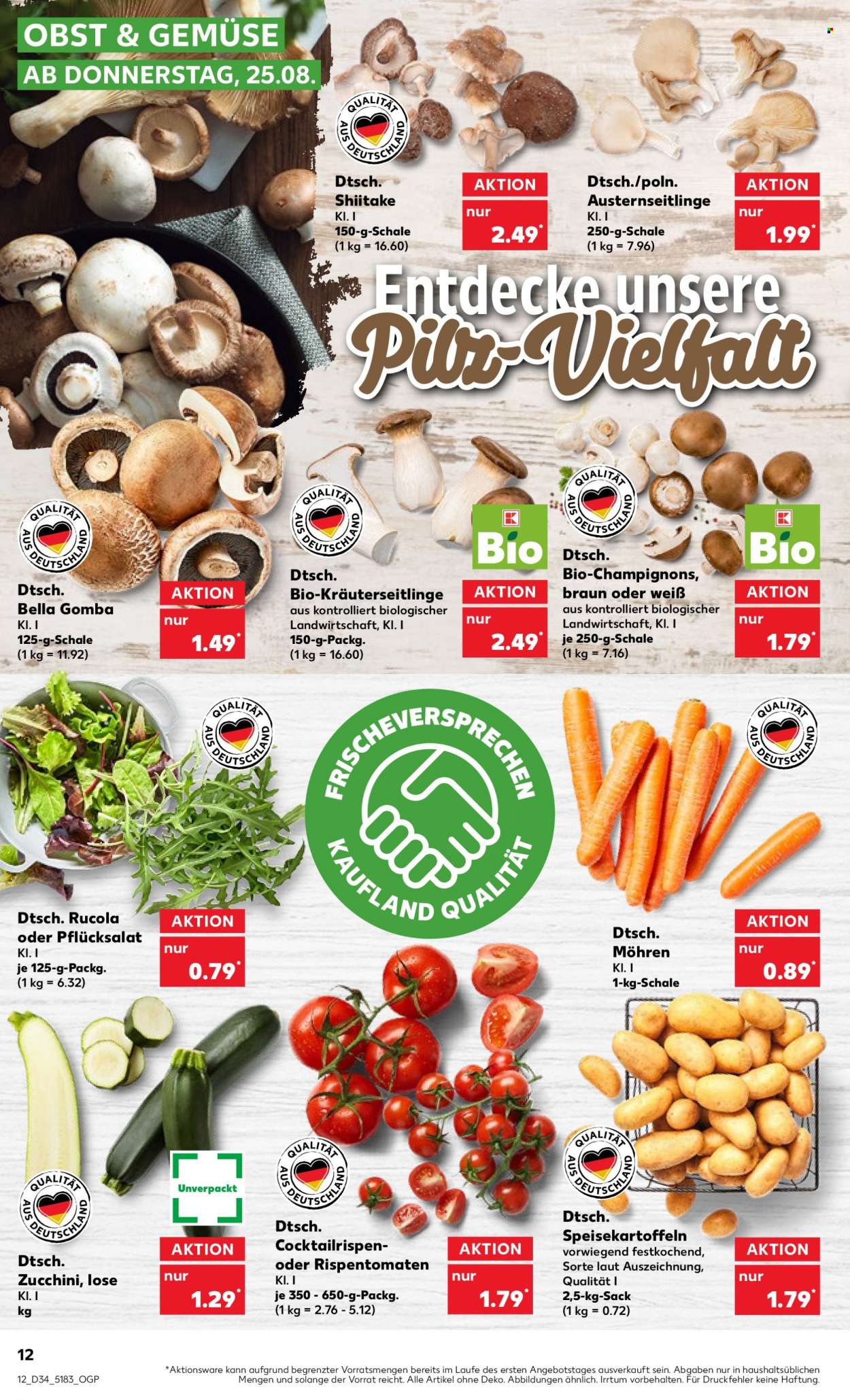 Kaufland Prospekte  - 25.08.2022 - 31.08.2022. Seite 12